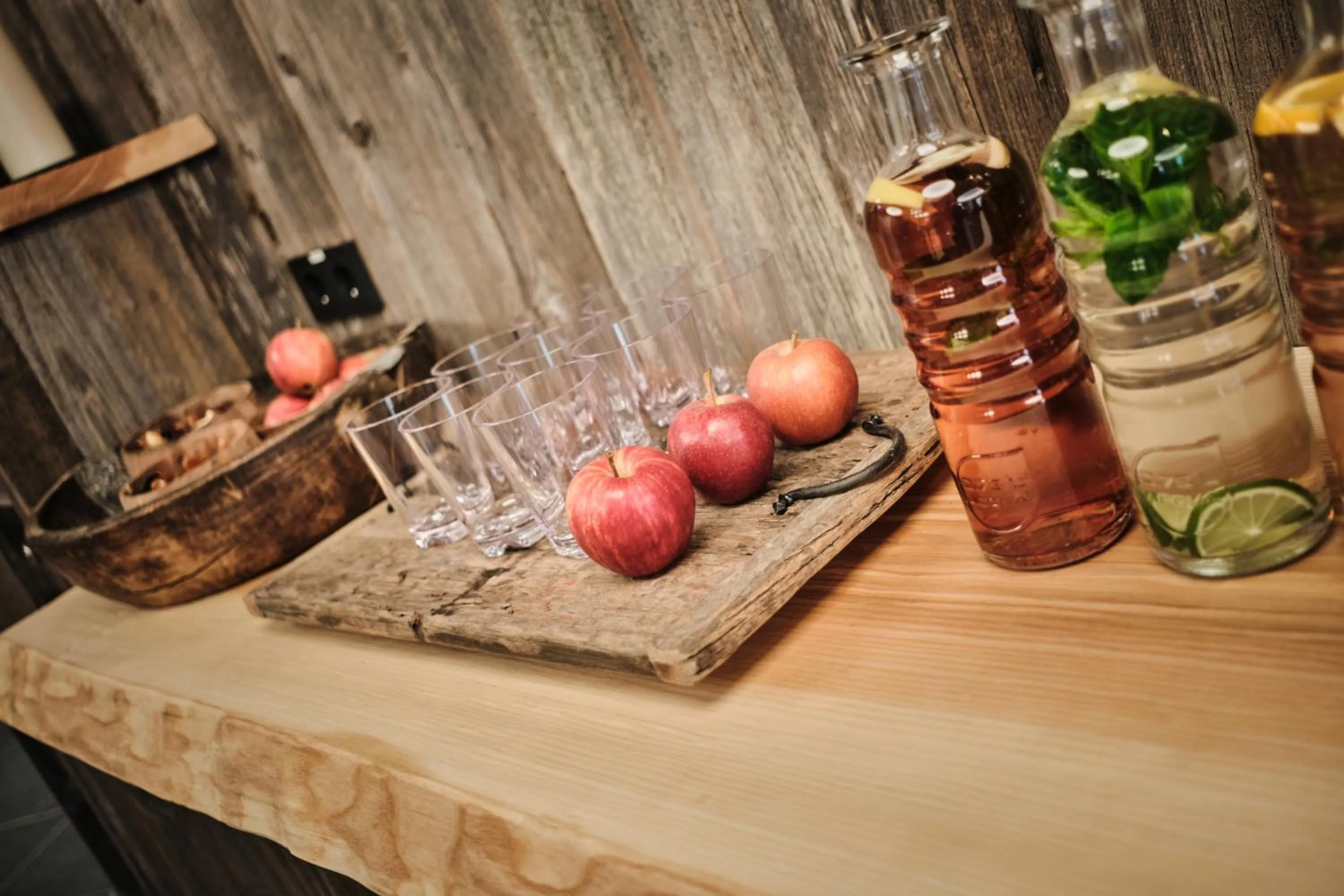 Sauna in meiZeit Lodge
