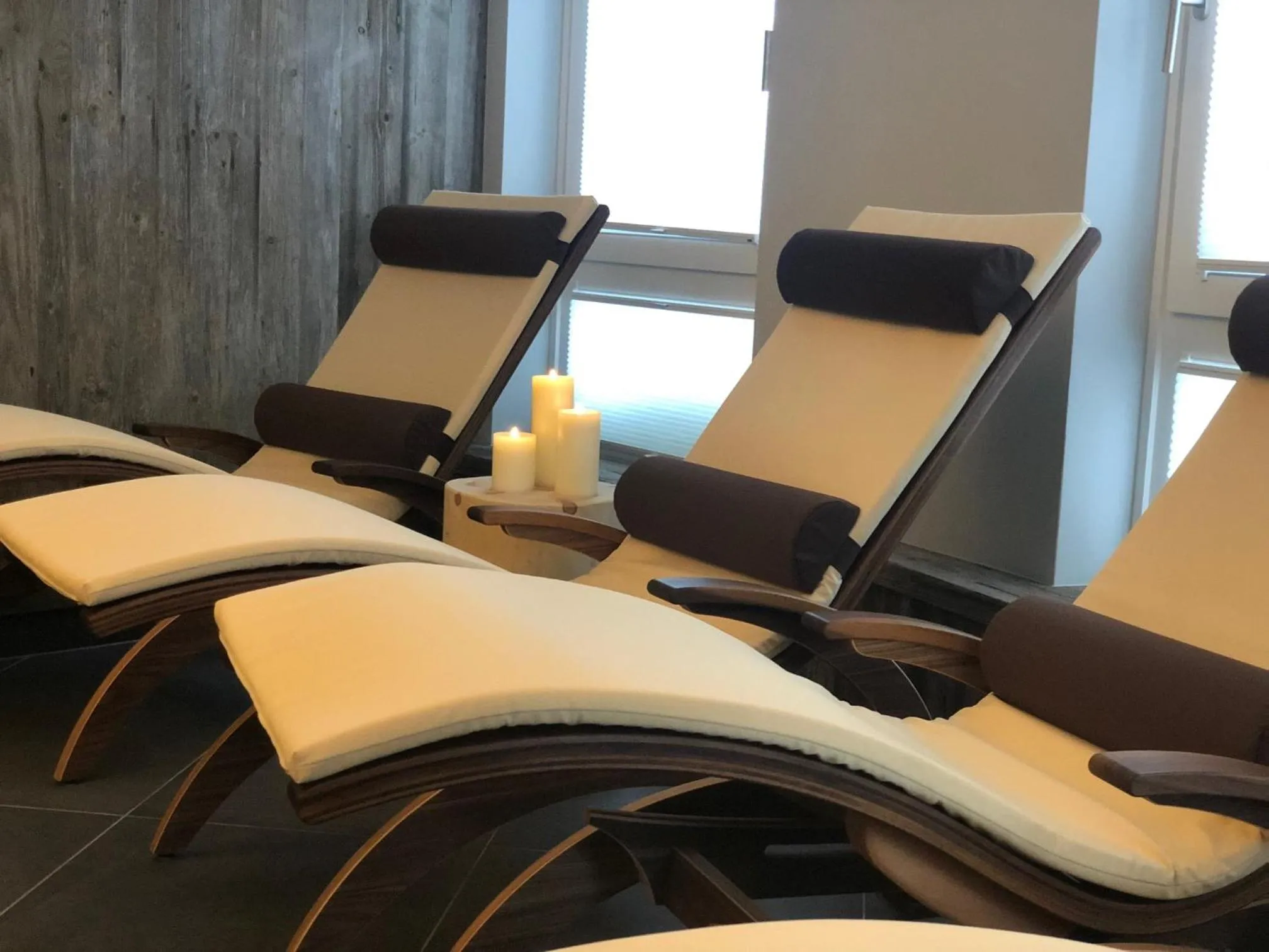 Sauna in meiZeit Lodge