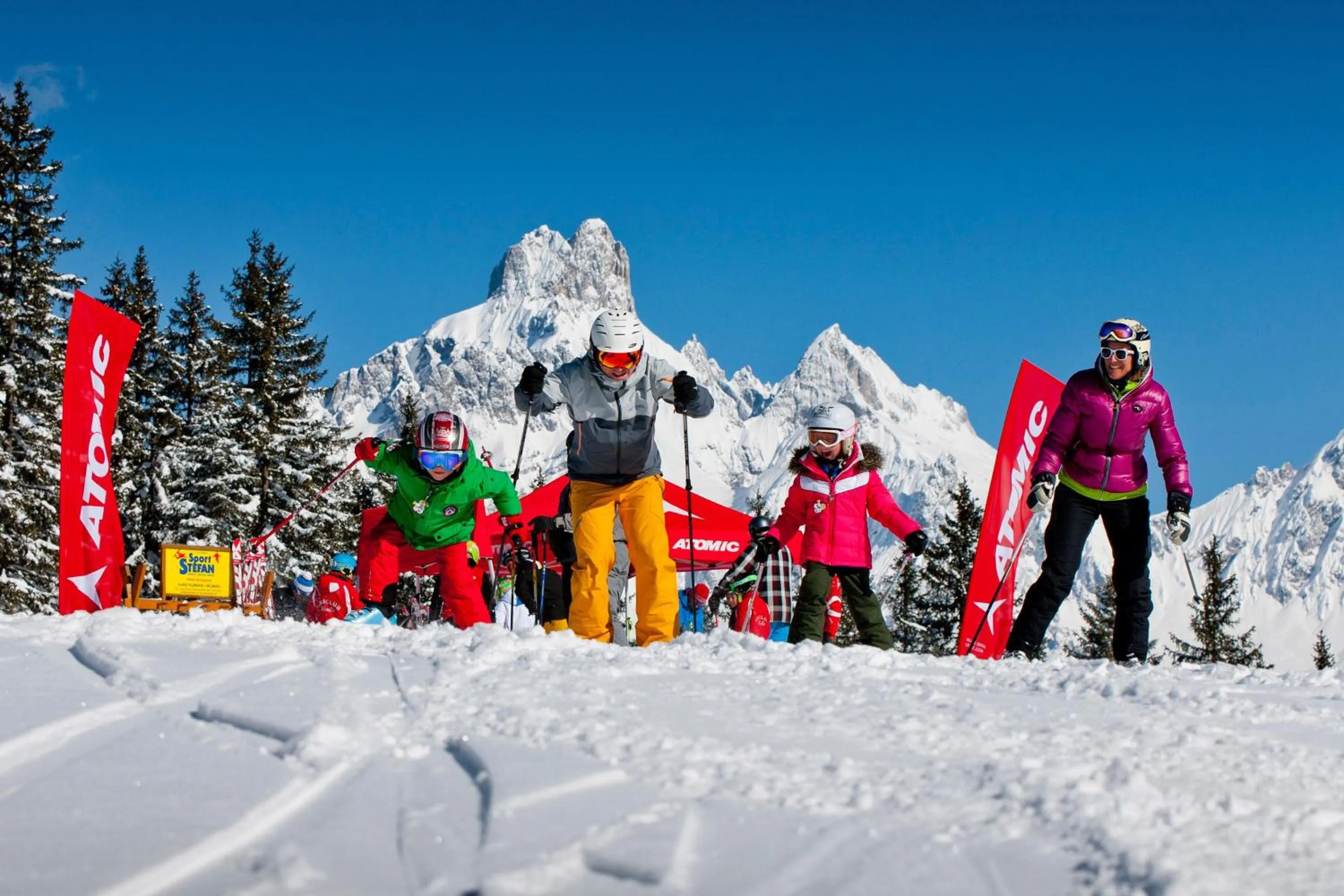 Skiing in meiZeit Lodge