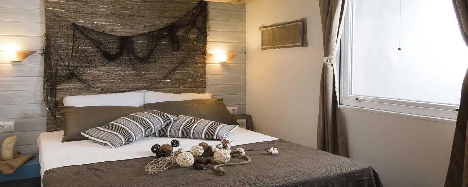 Bed in La Rocca Camping Village