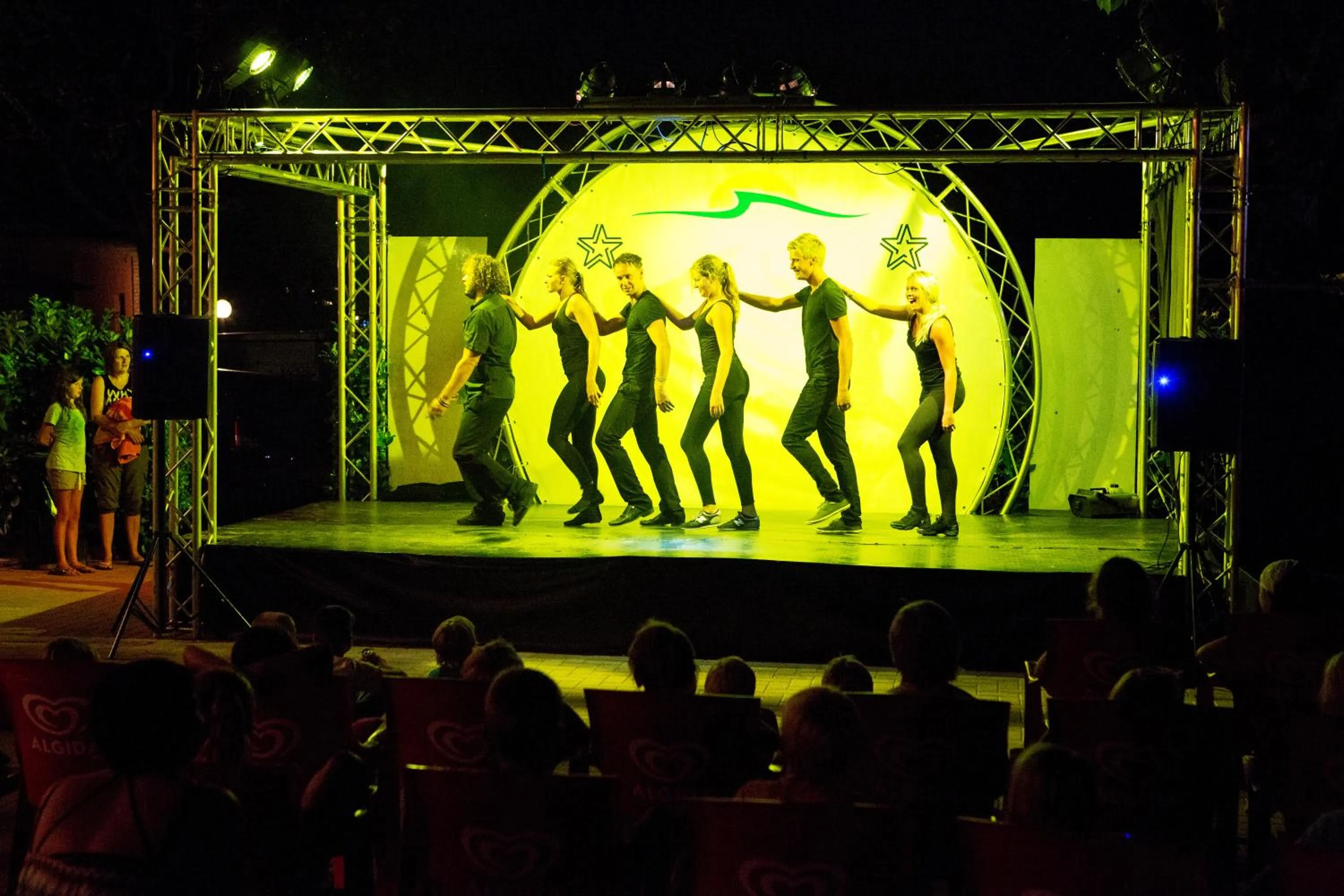 Night in La Rocca Camping Village