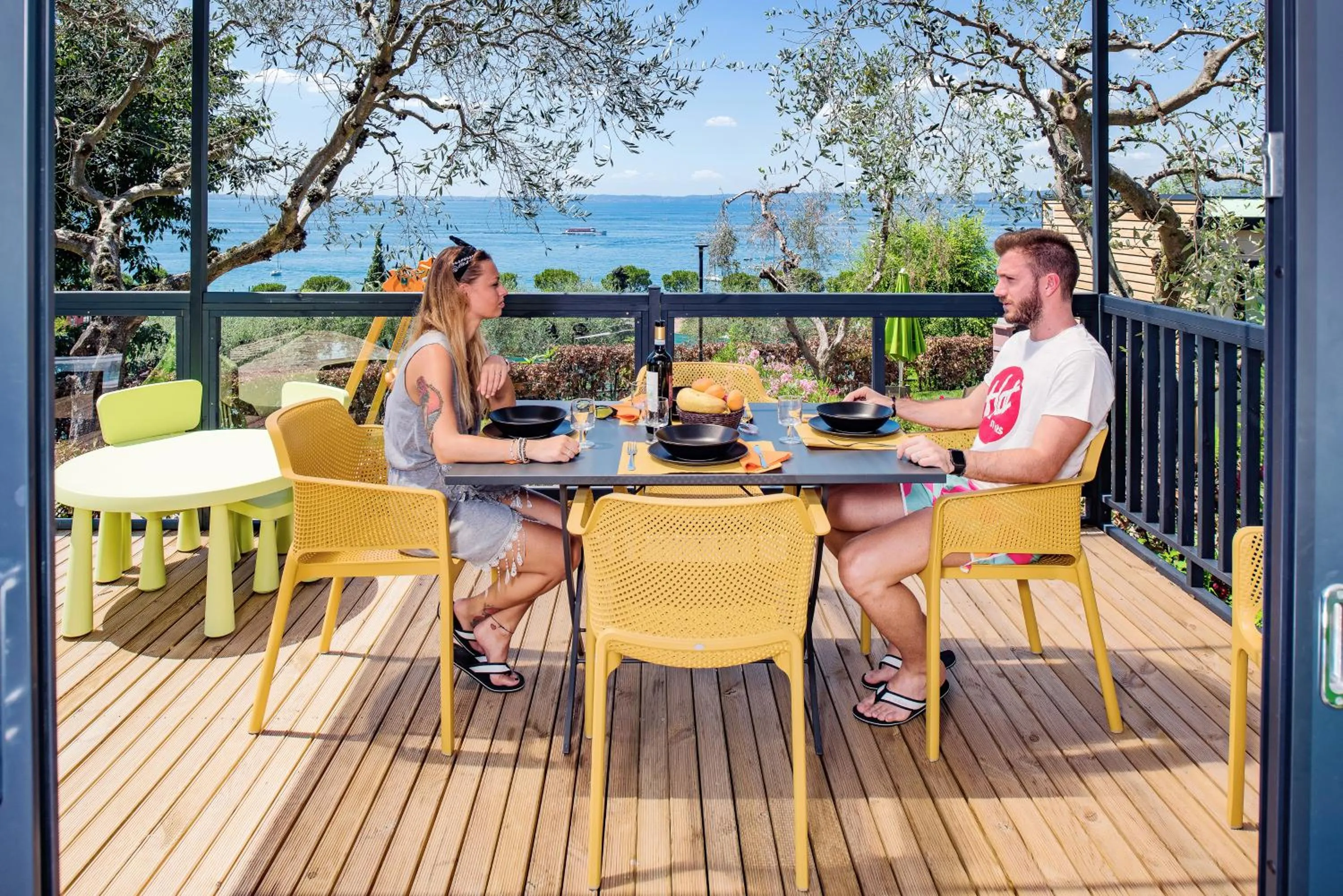 Balcony/Terrace in La Rocca Camping Village