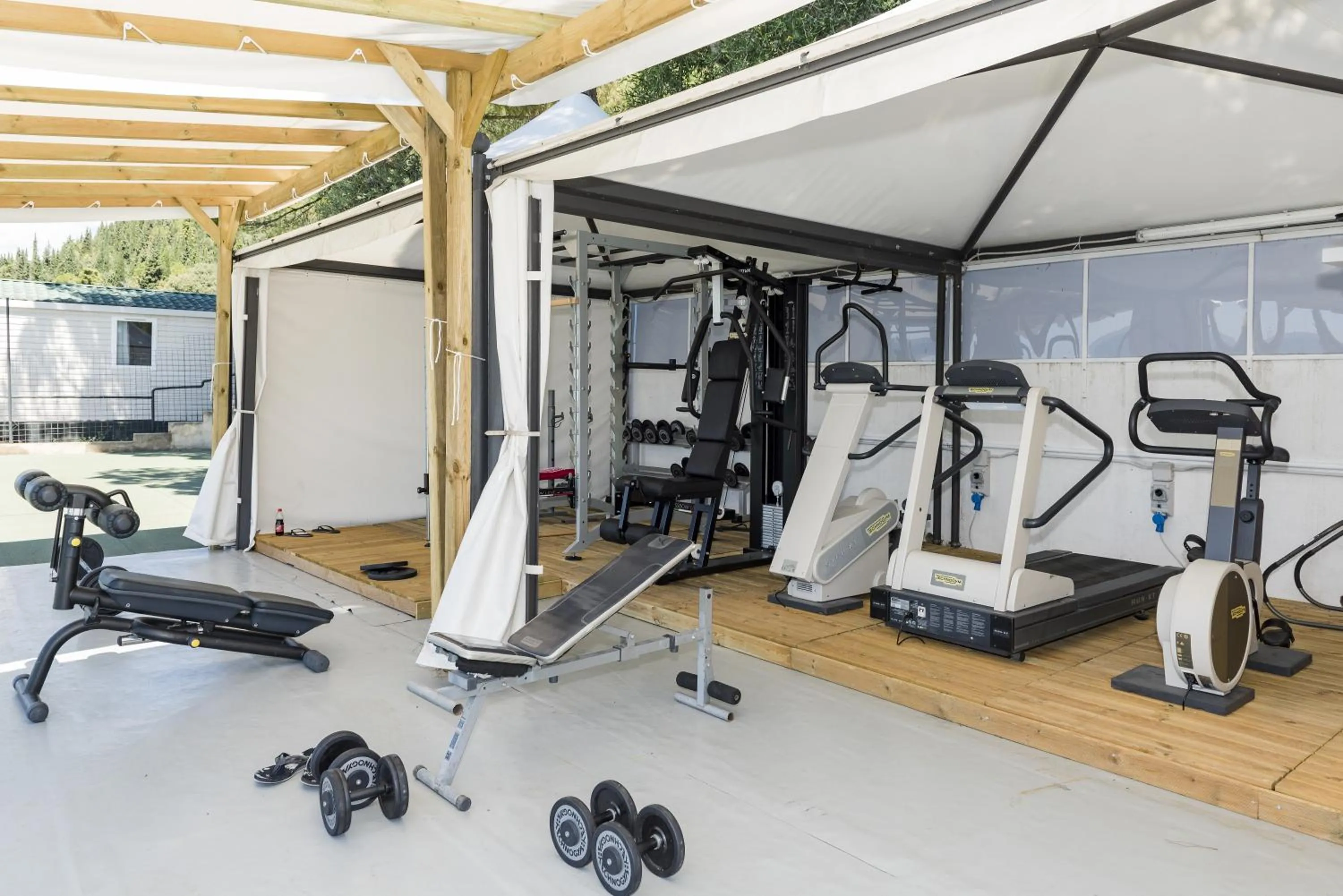 Fitness centre/facilities in La Rocca Camping Village