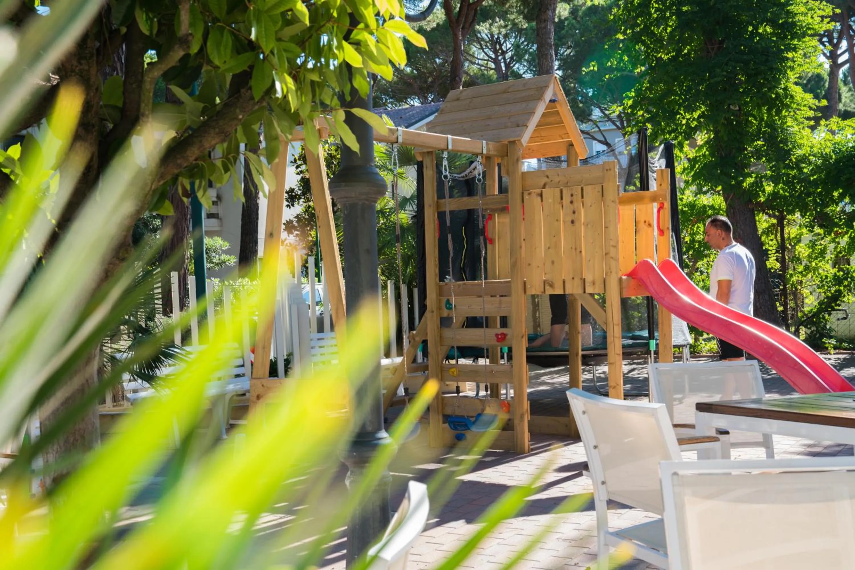 Children play ground in Hotel Europa Milano Marittima