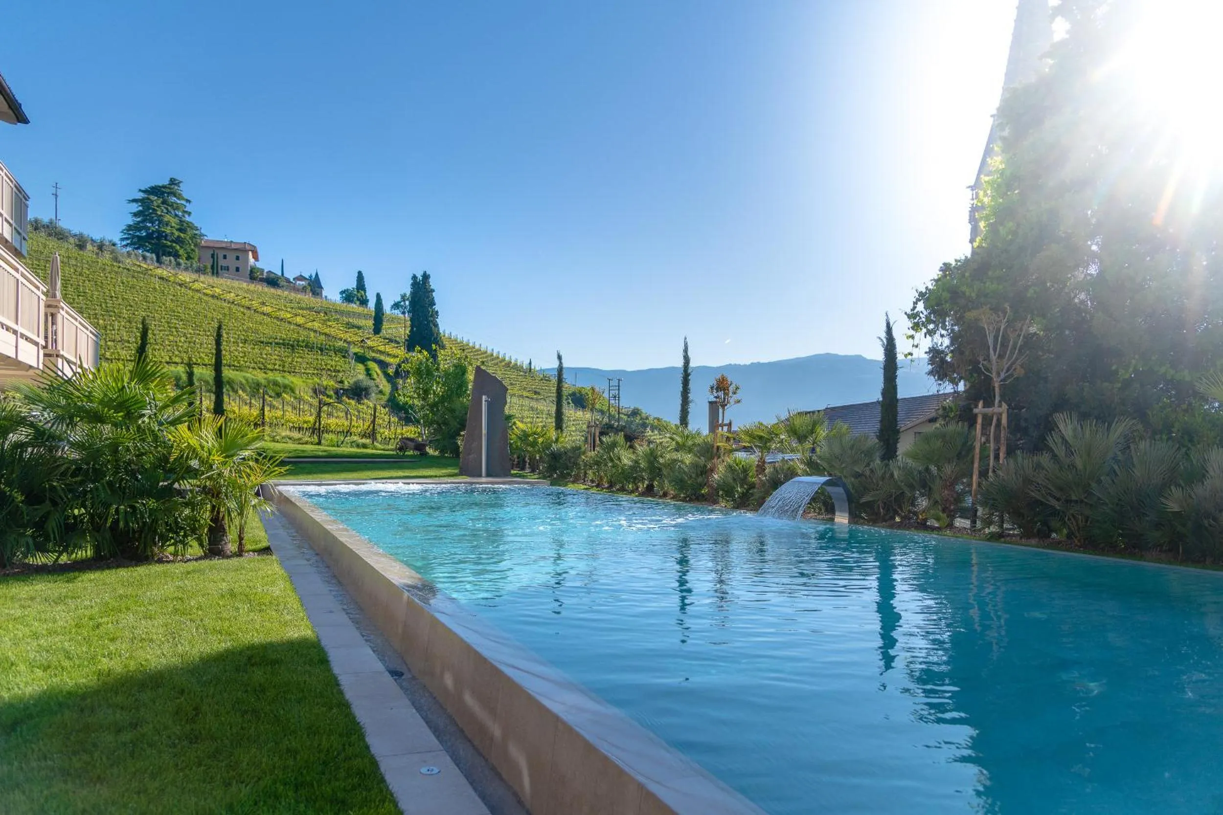 Swimming pool in Hotel Goldene Traube