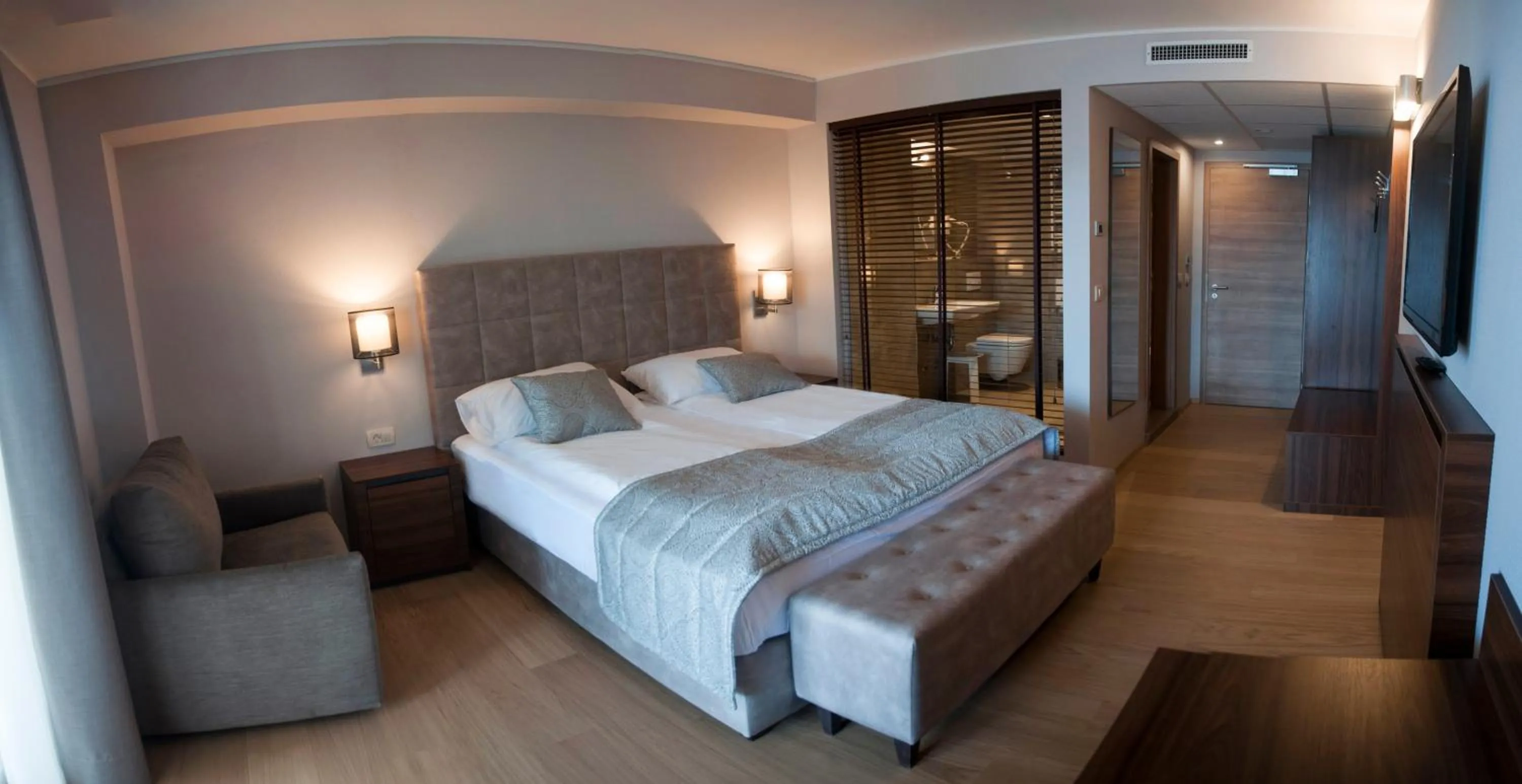 Bed in Hotel Marina