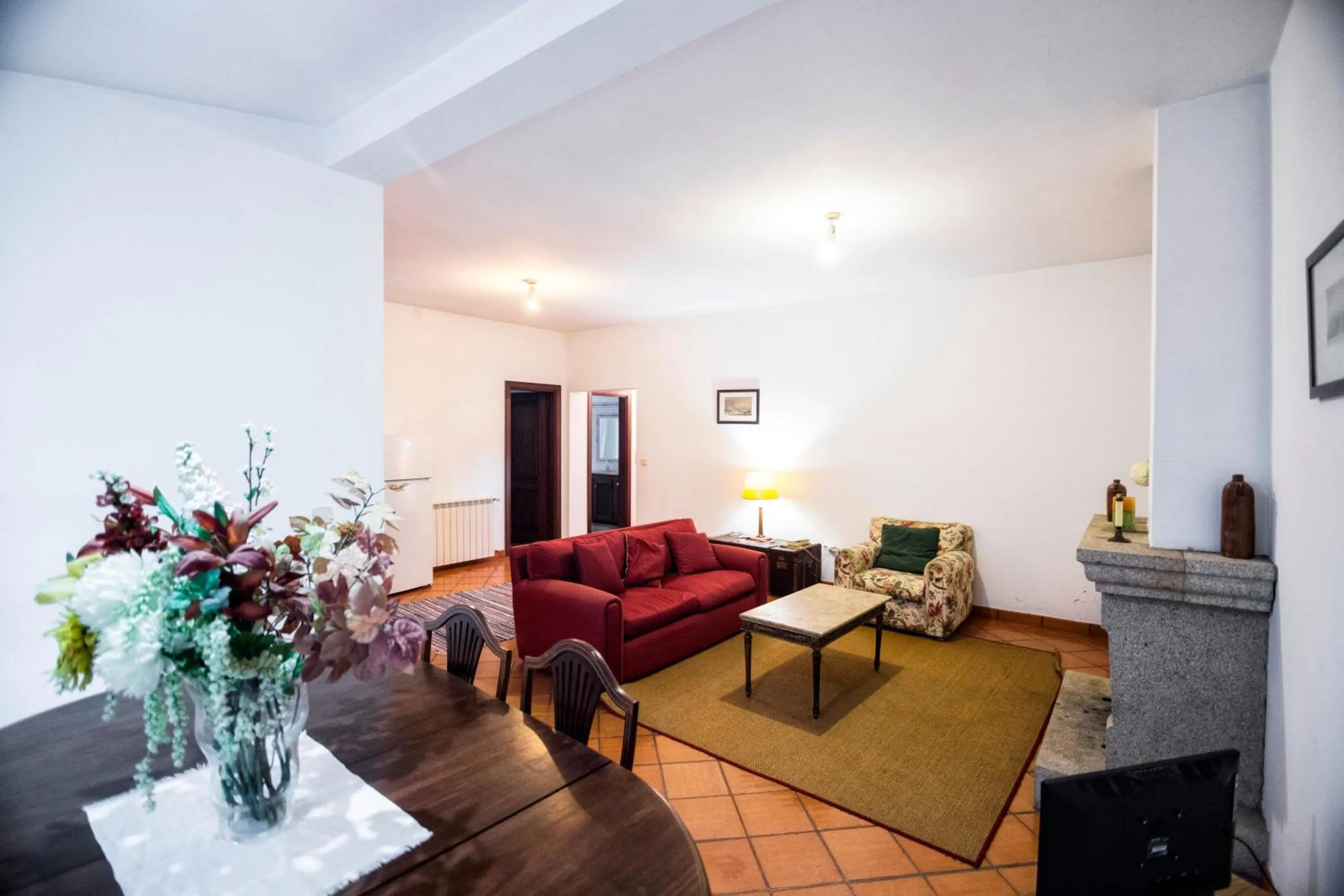 Living room in Casa da Roseira