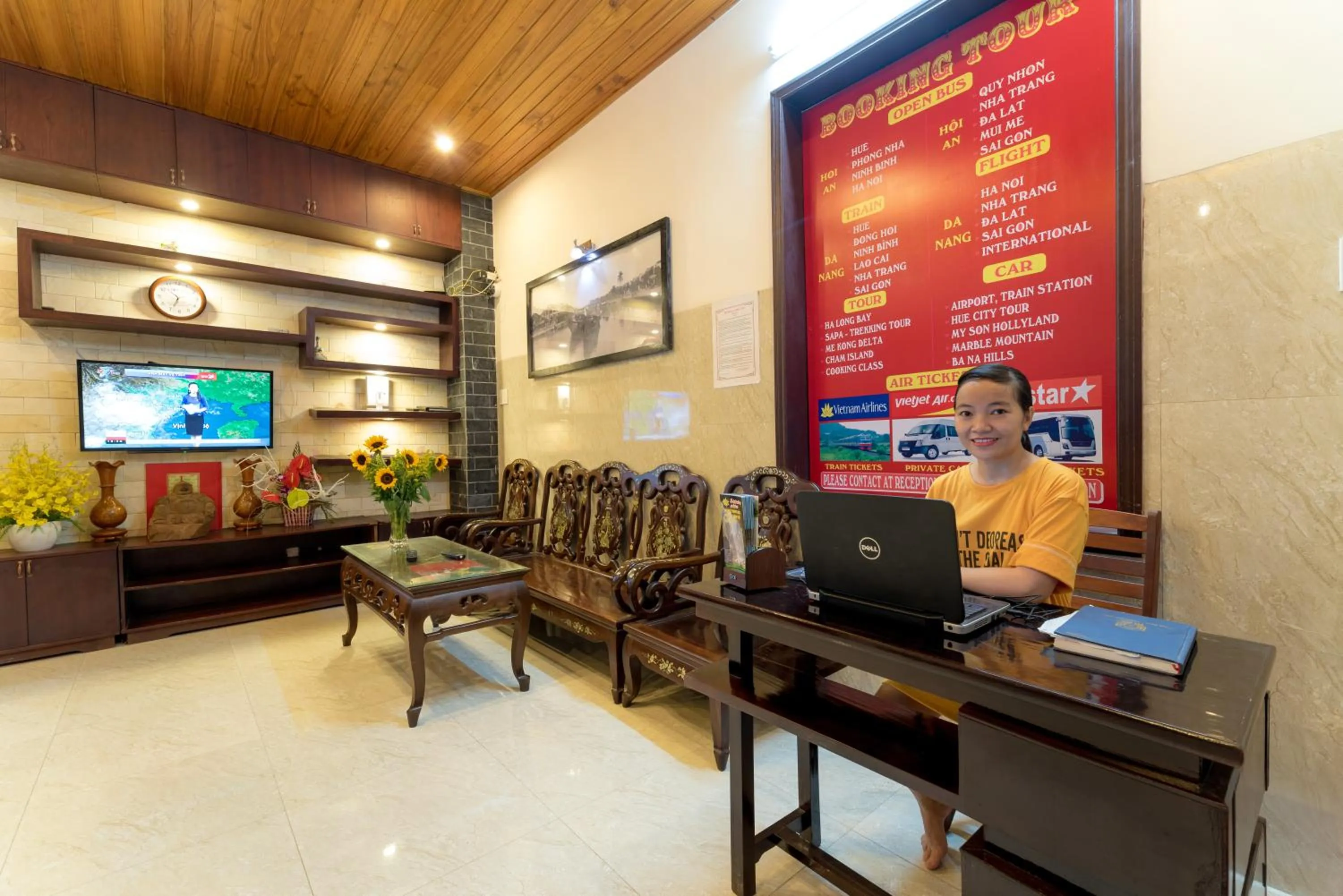 Lobby or reception in Hoa Thu Homestay