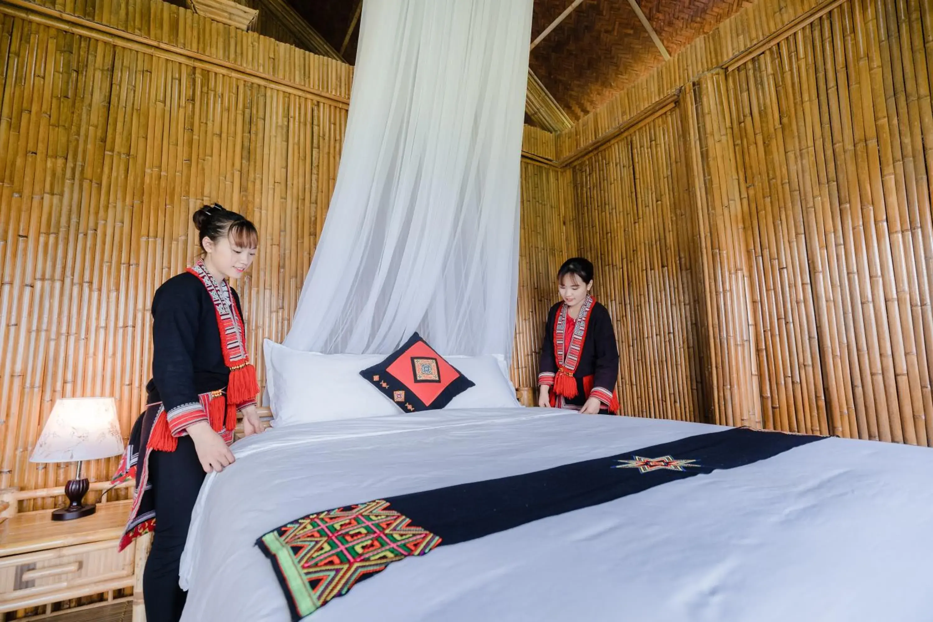 Bedroom in Hoang Su Phi Lodge Bedroom in Hoang Su Phi Lodge