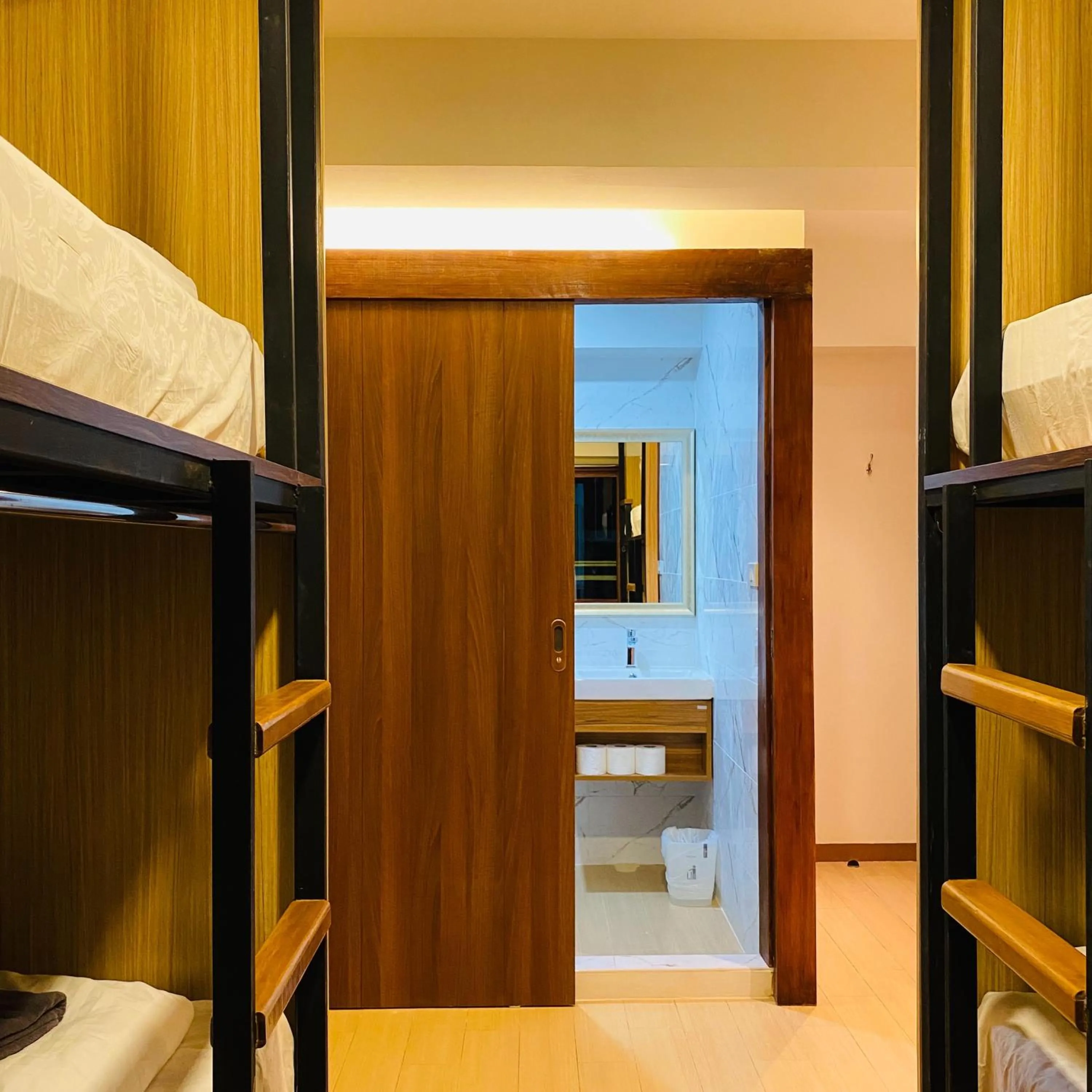 Toilet, Bed in Chada Mantra Hotel