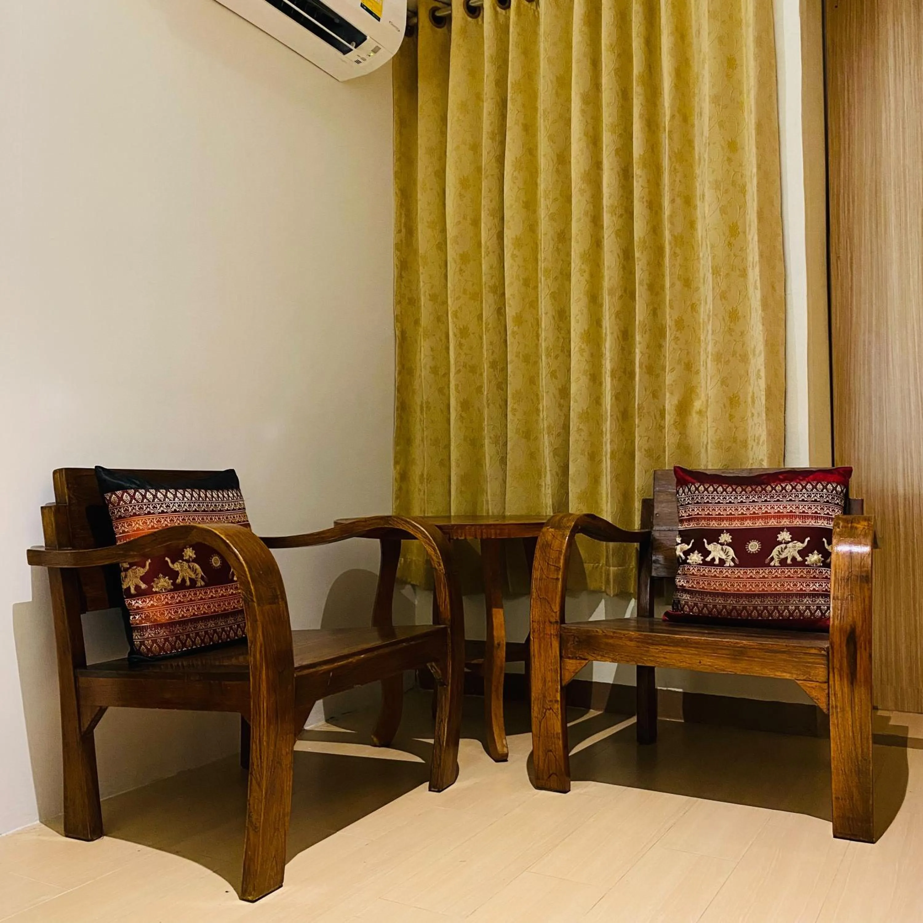 Seating area in Chada Mantra Hotel