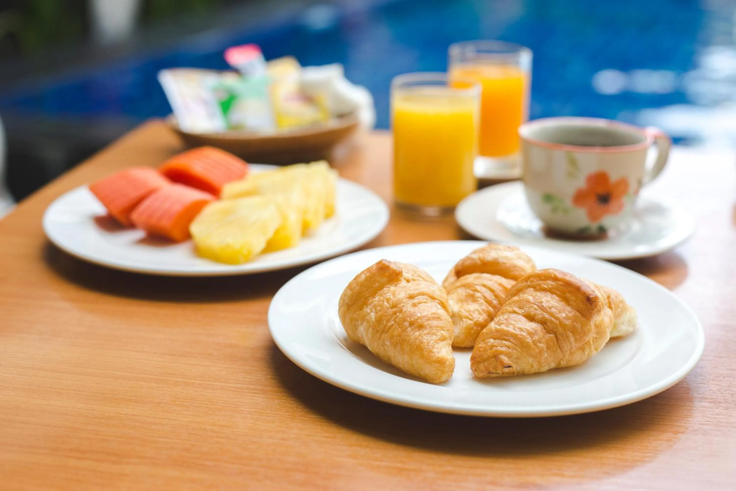 Breakfast in Chada Mantra Hotel