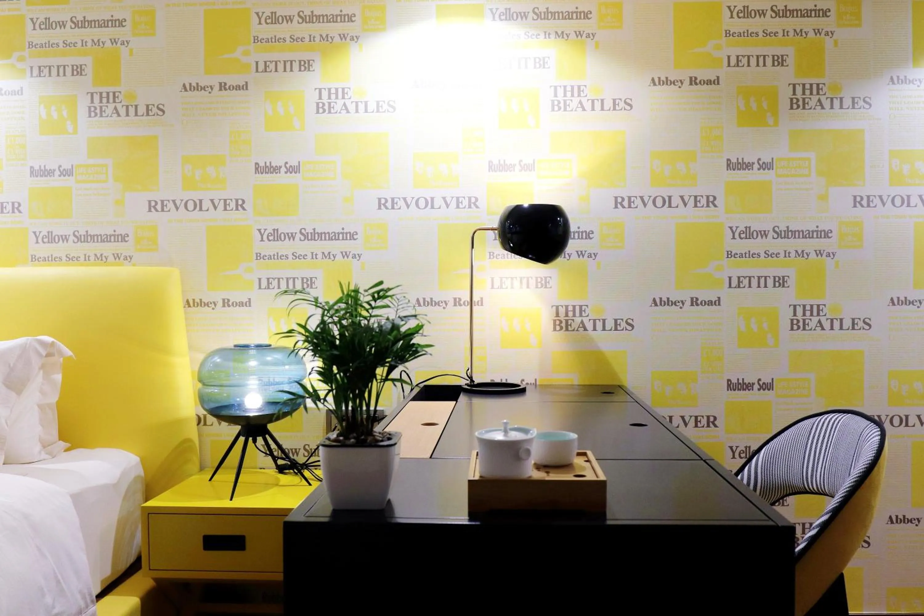 Decorative detail, Bed in Royal Star Apartment(Guangzhou Central City Branch)