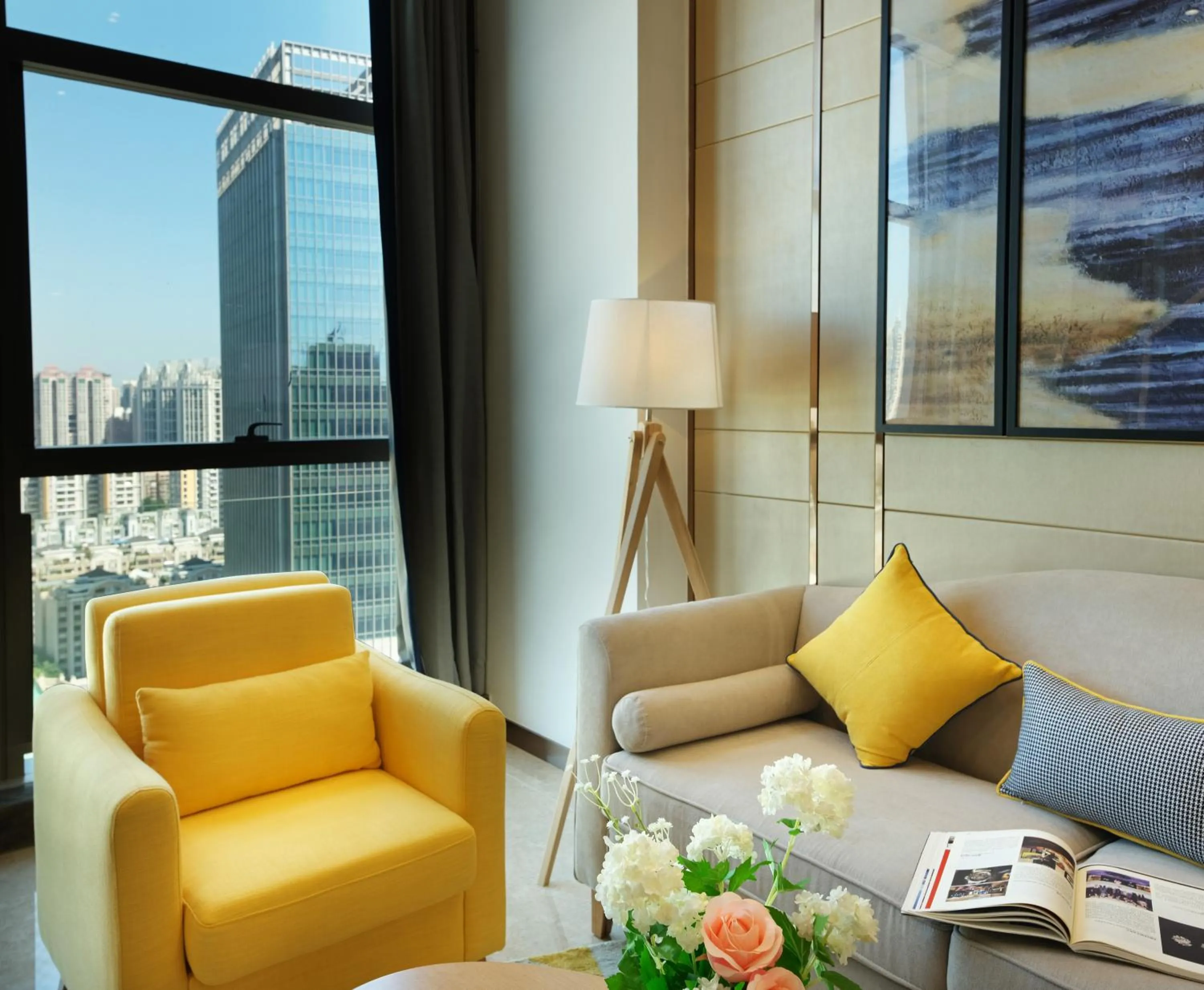 Living room in Royal Star Apartment(Guangzhou Central City Branch)