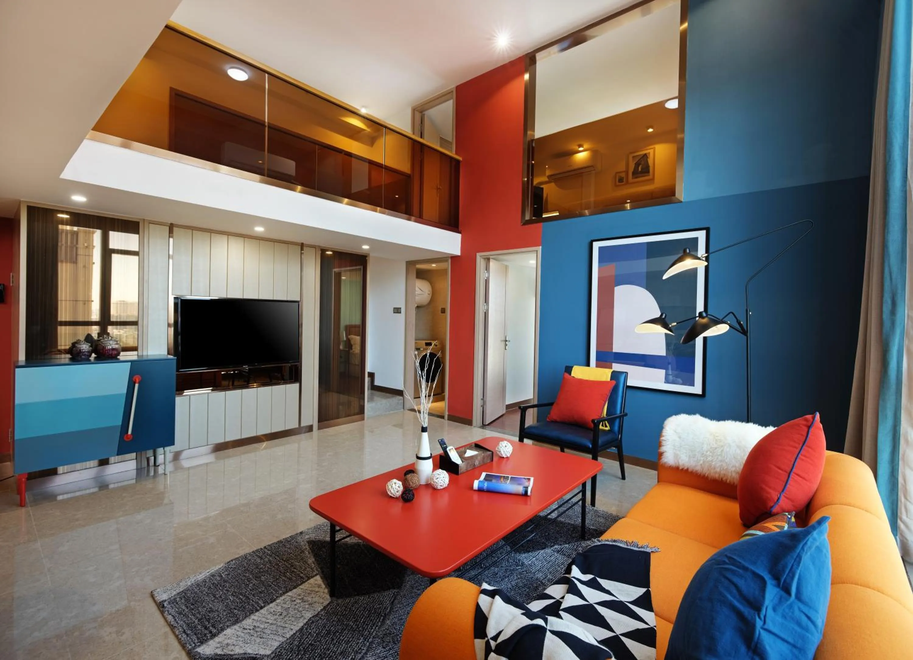 Living room in Royal Star Apartment(Guangzhou Central City Branch)