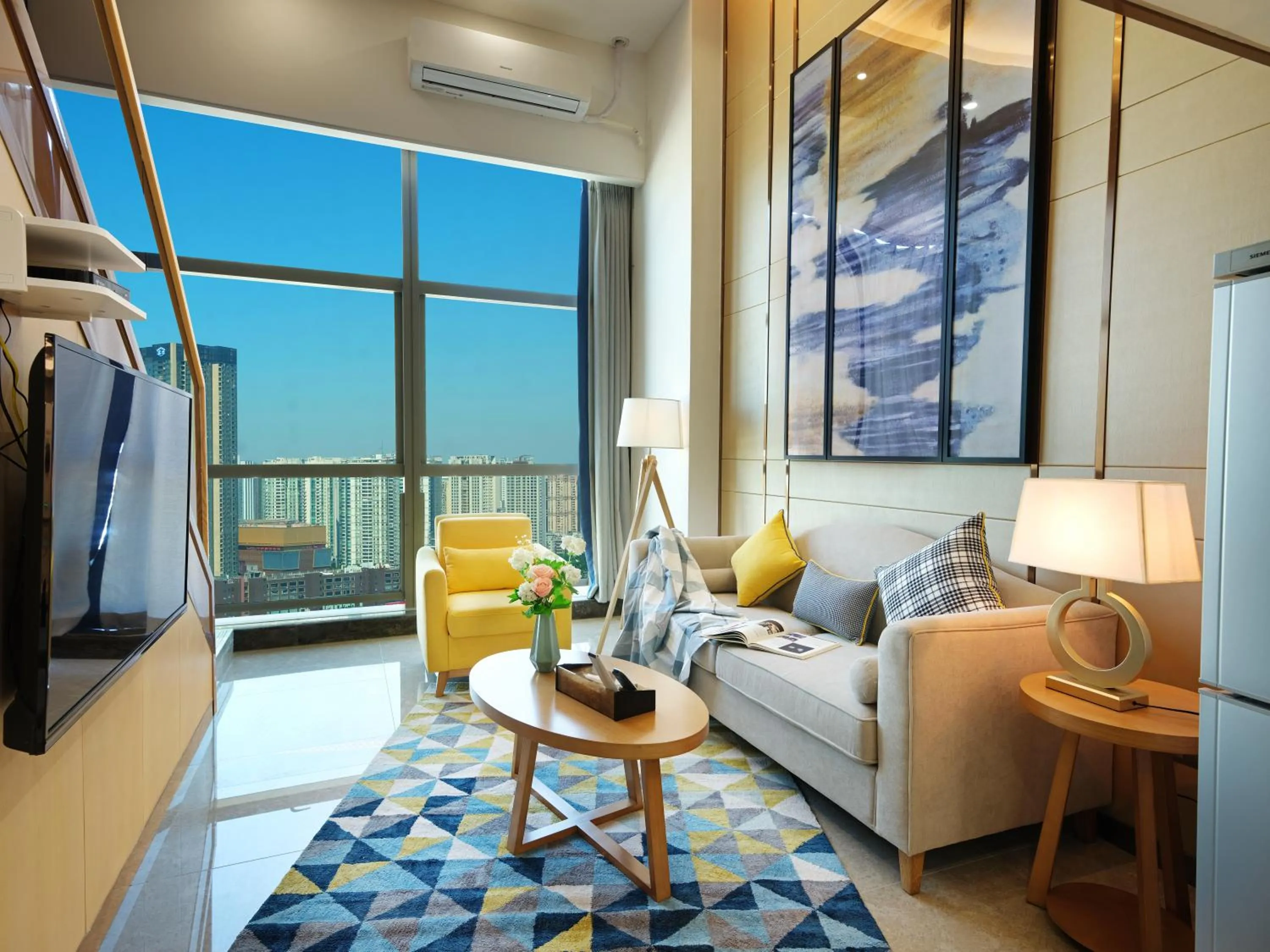 Living room in Royal Star Apartment(Guangzhou Central City Branch)