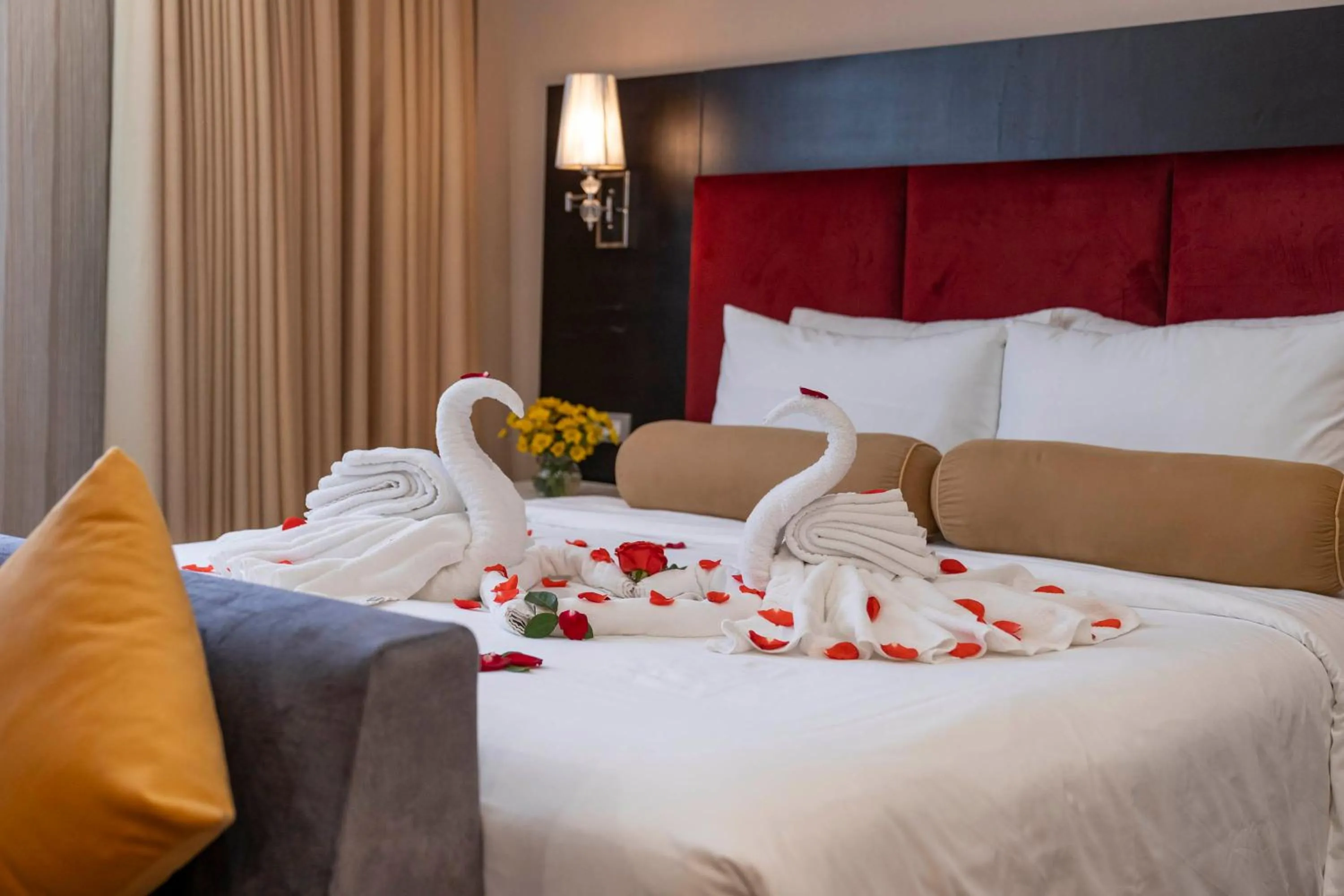 Bed in Beryl Charm Hotel and Spa