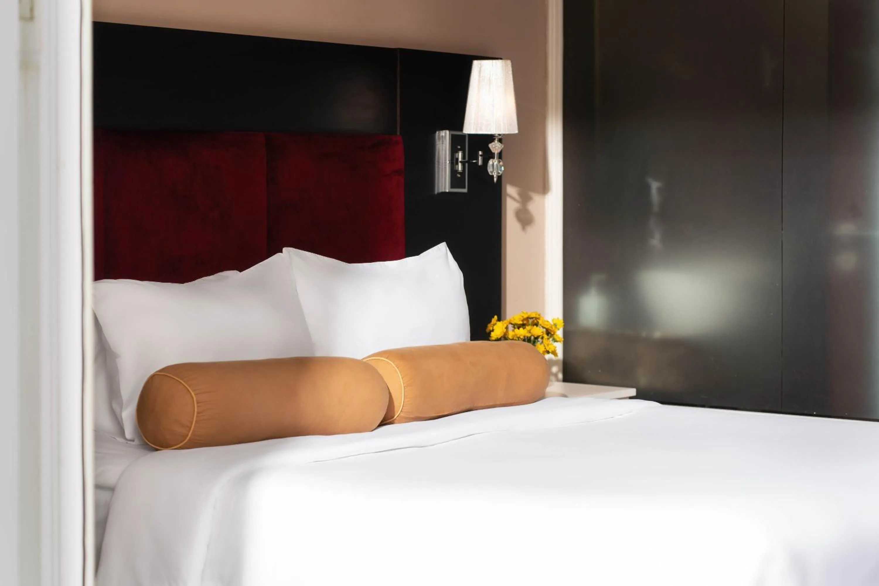 Bed in Beryl Charm Hotel and Spa