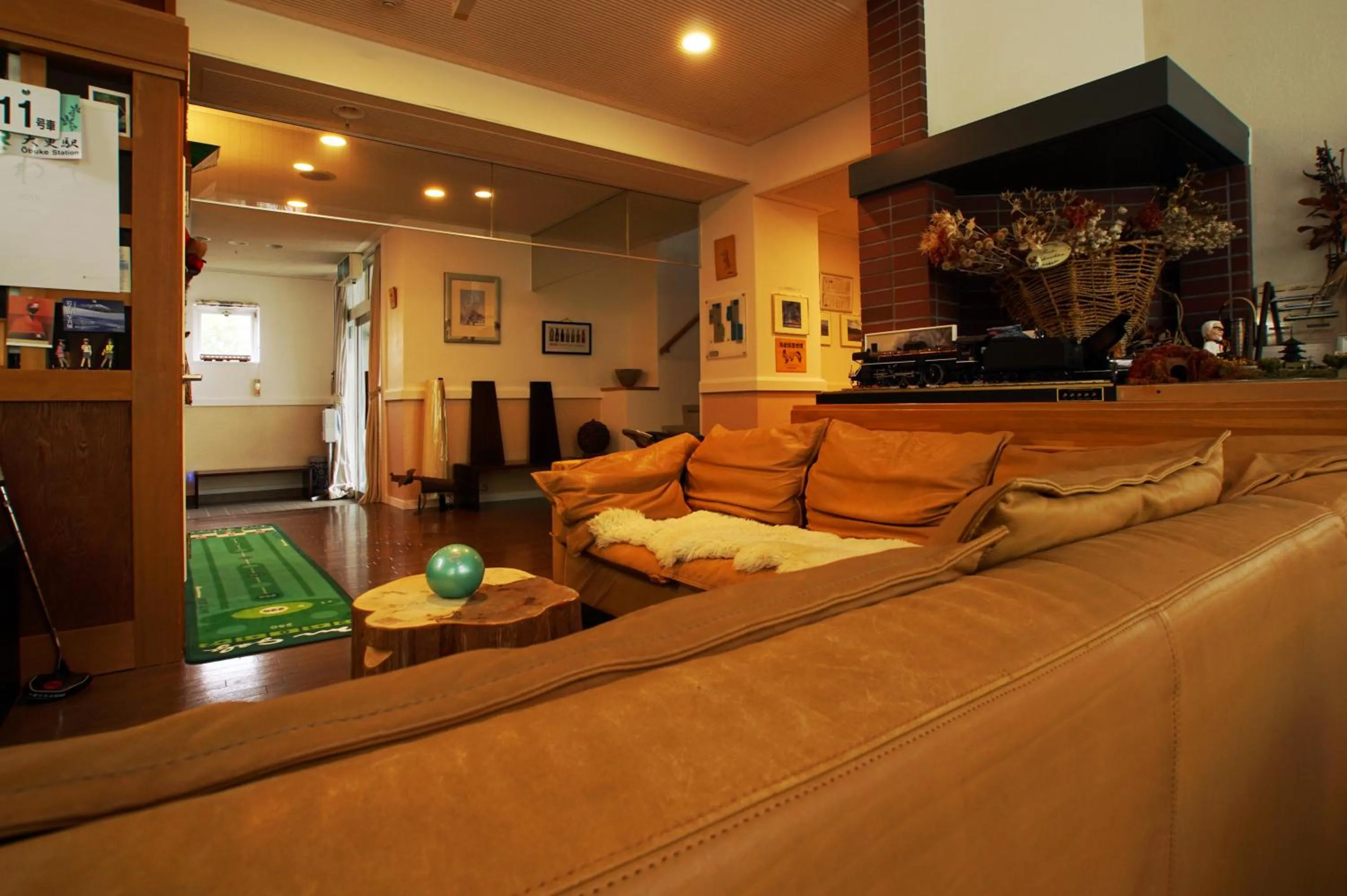 Lobby or reception in Pension Entre - deux - Mers