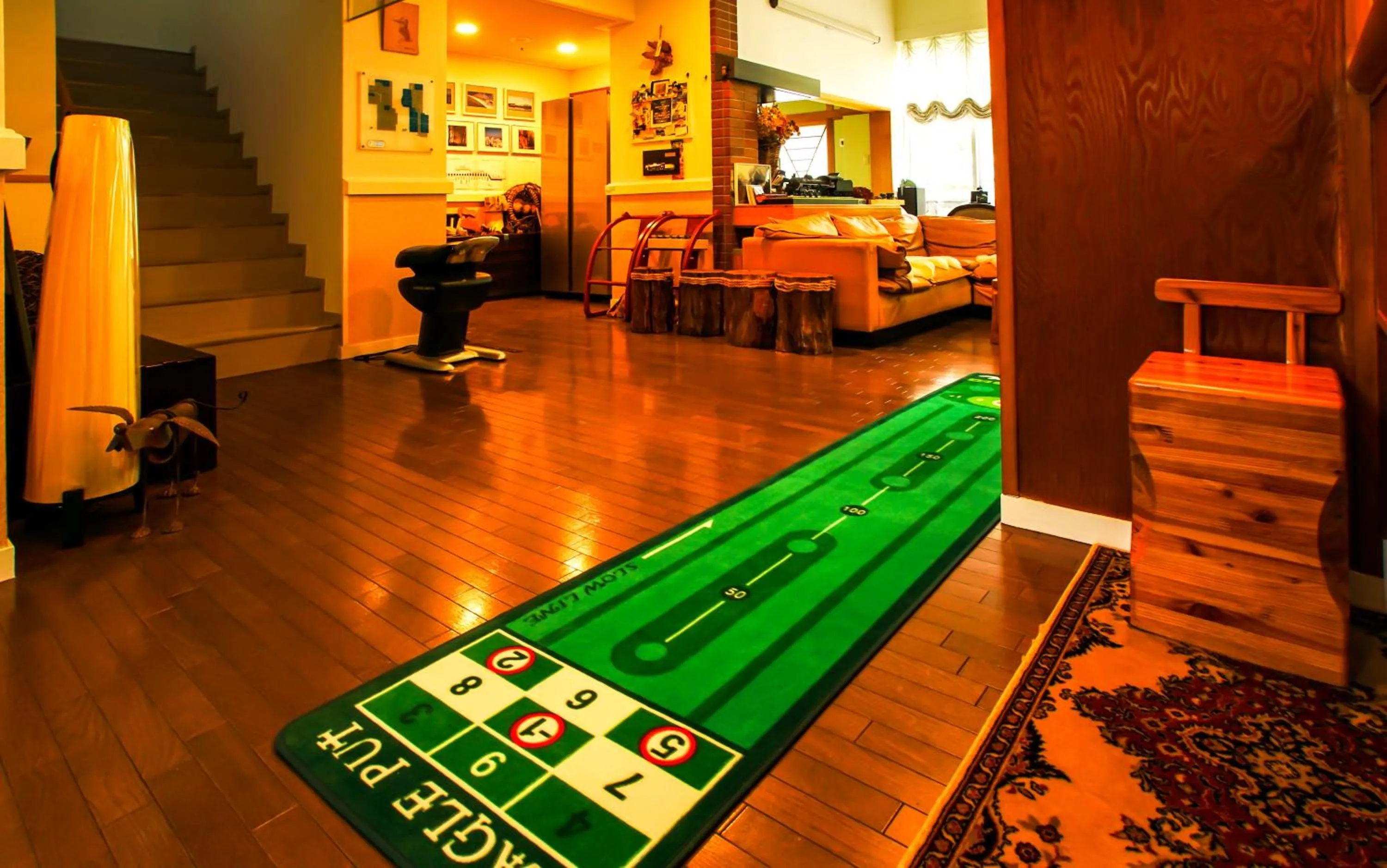 Lounge or bar in Pension Entre - deux - Mers