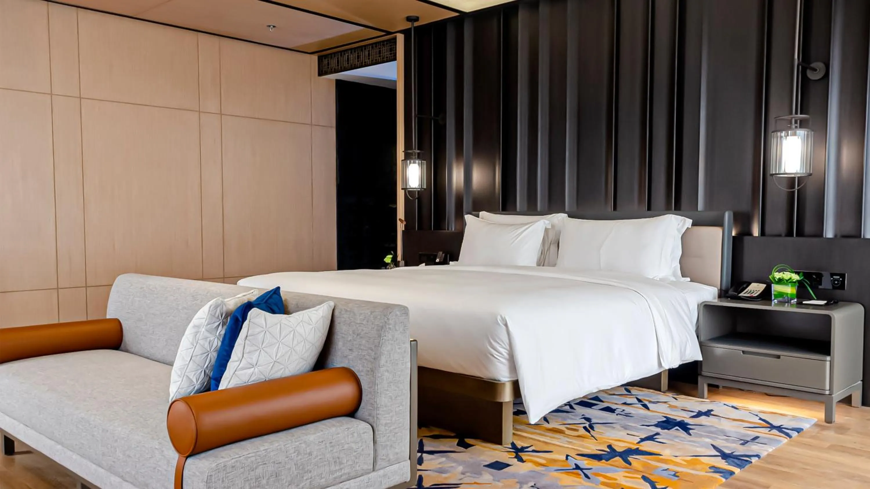 Bedroom, Bed in Hotel Okura Manila at Newport World Resorts