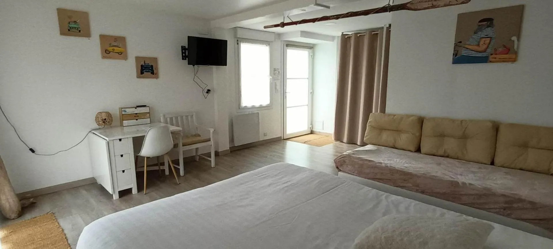 Bed in Escales dans les dunes