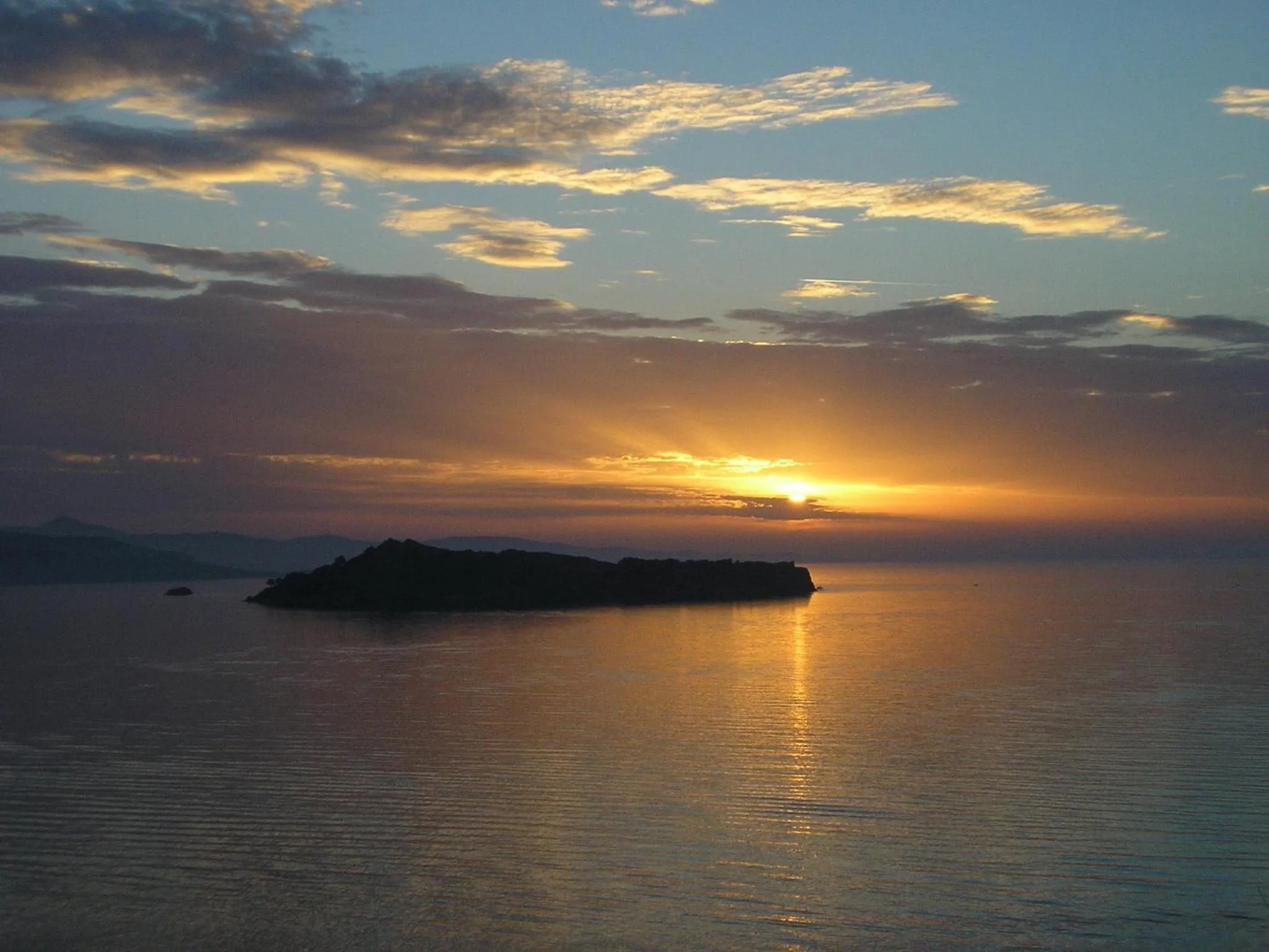 Sunset in Hotel Ilion