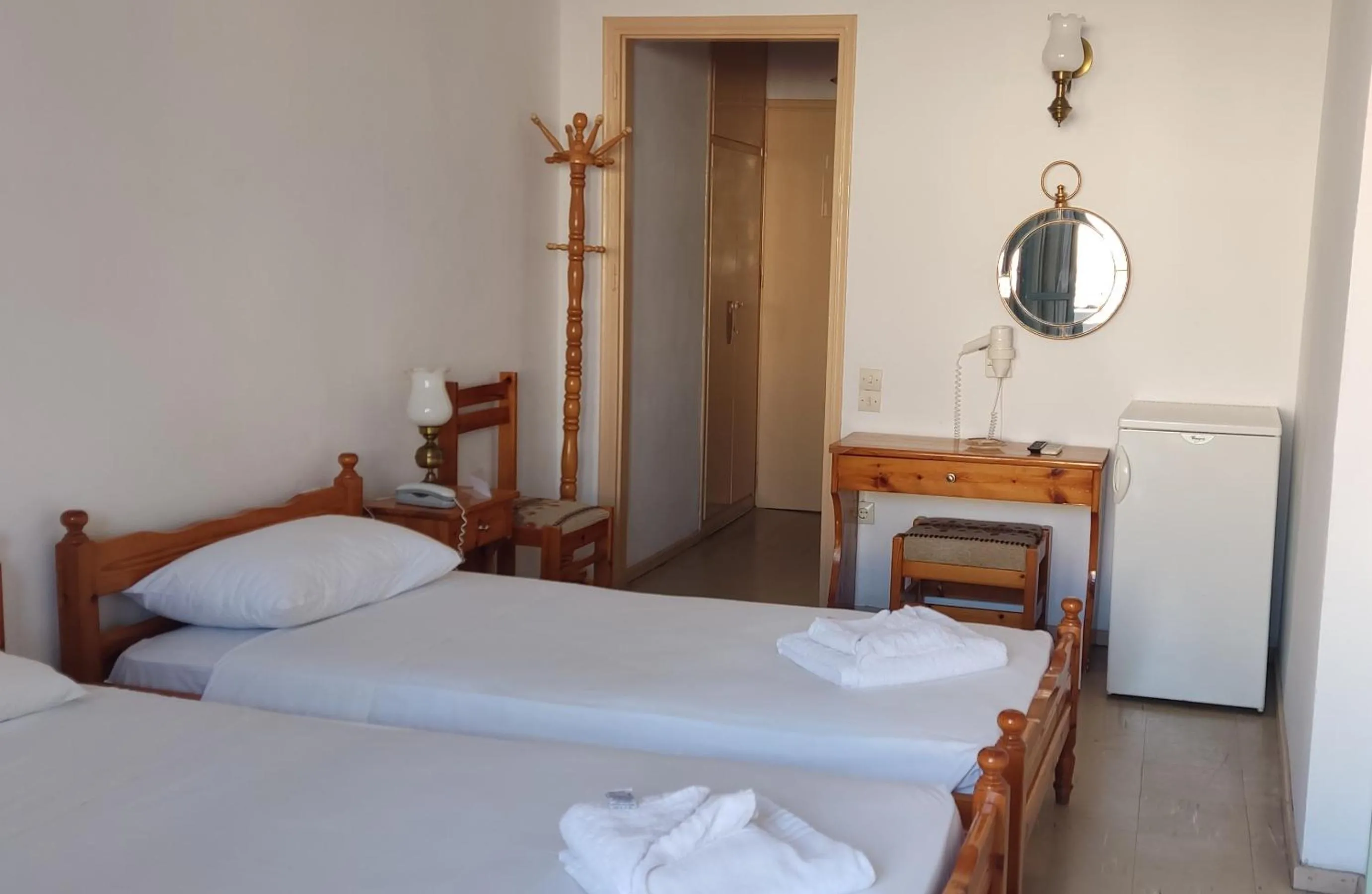 Bed in Hotel Ilion