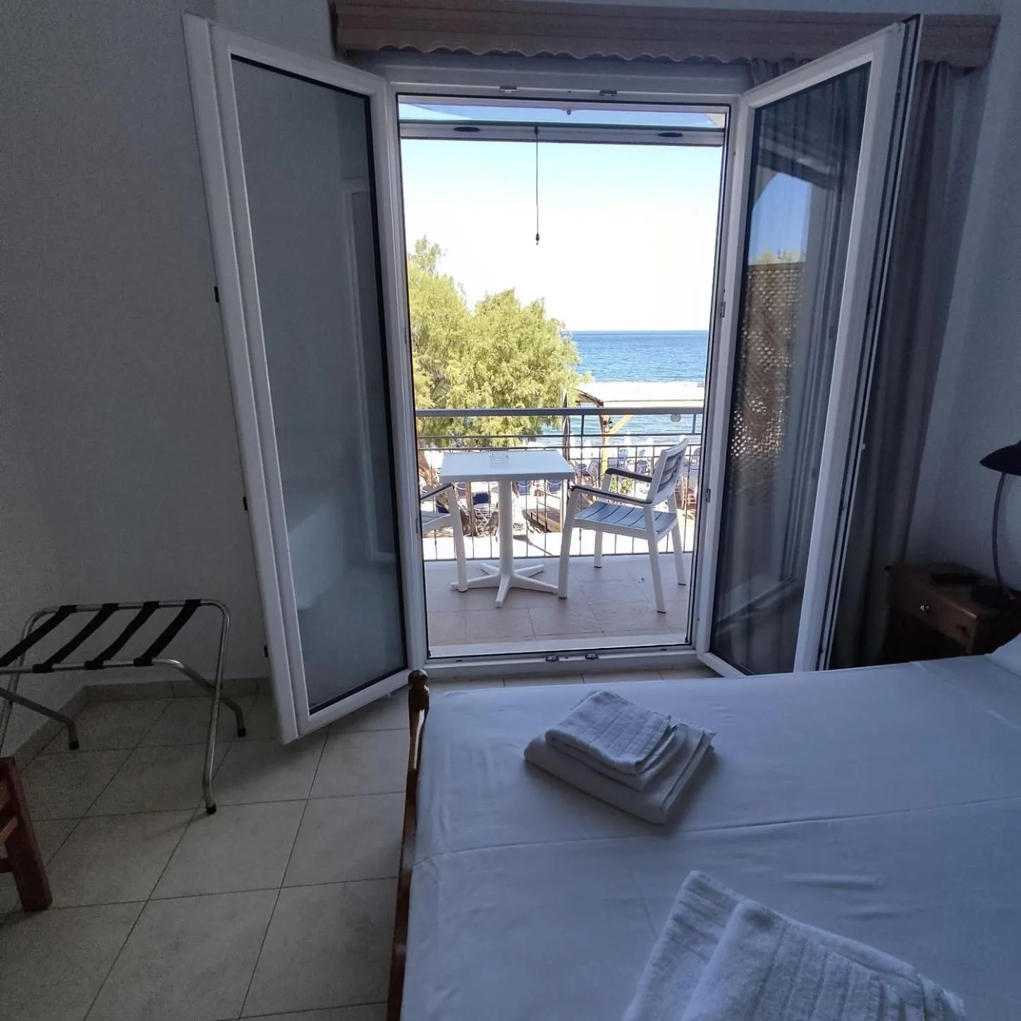 Bed in Hotel Ilion