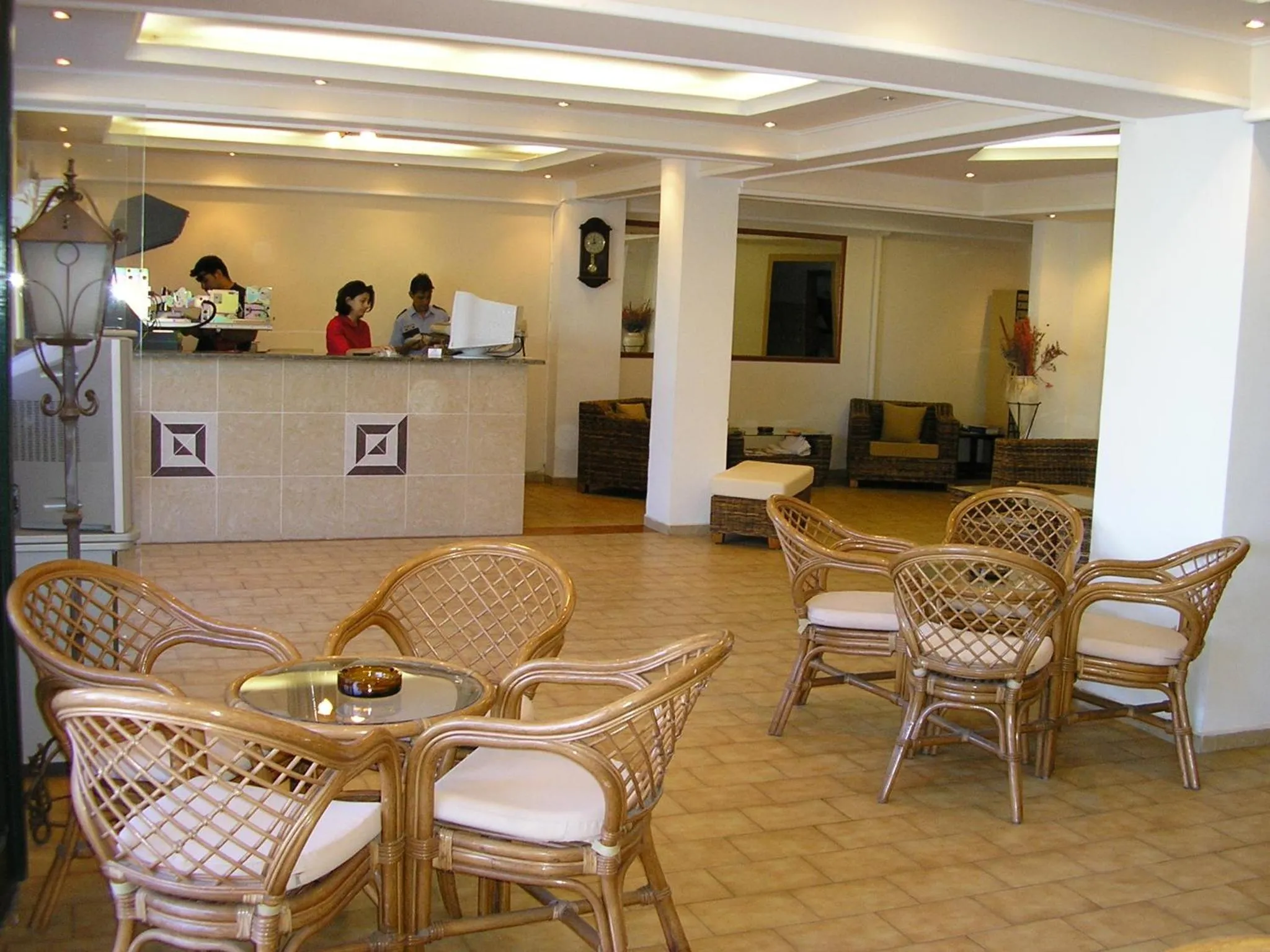 Lobby or reception in Hotel Ilion
