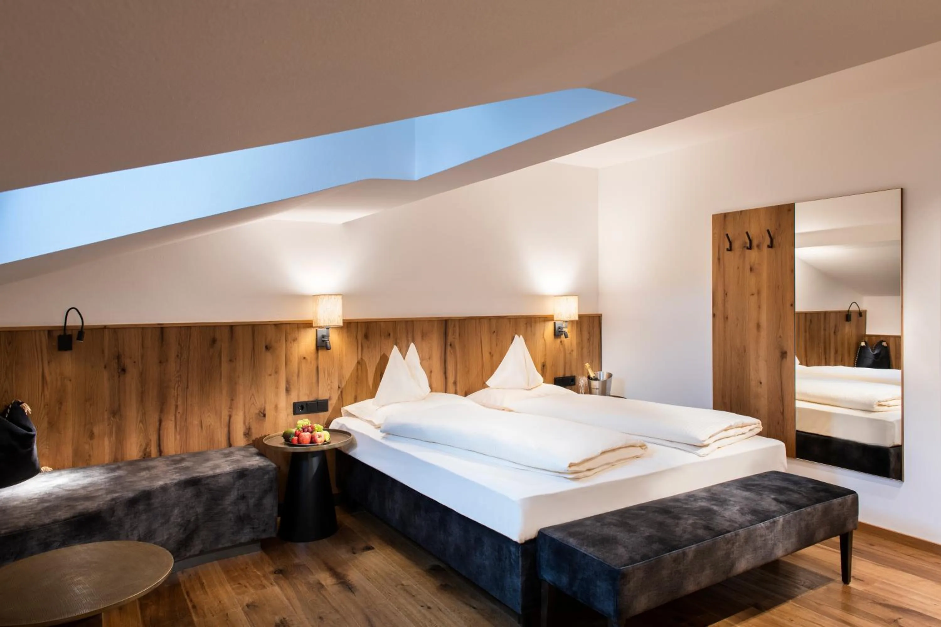 Bedroom, Bed in Hotel Seehof