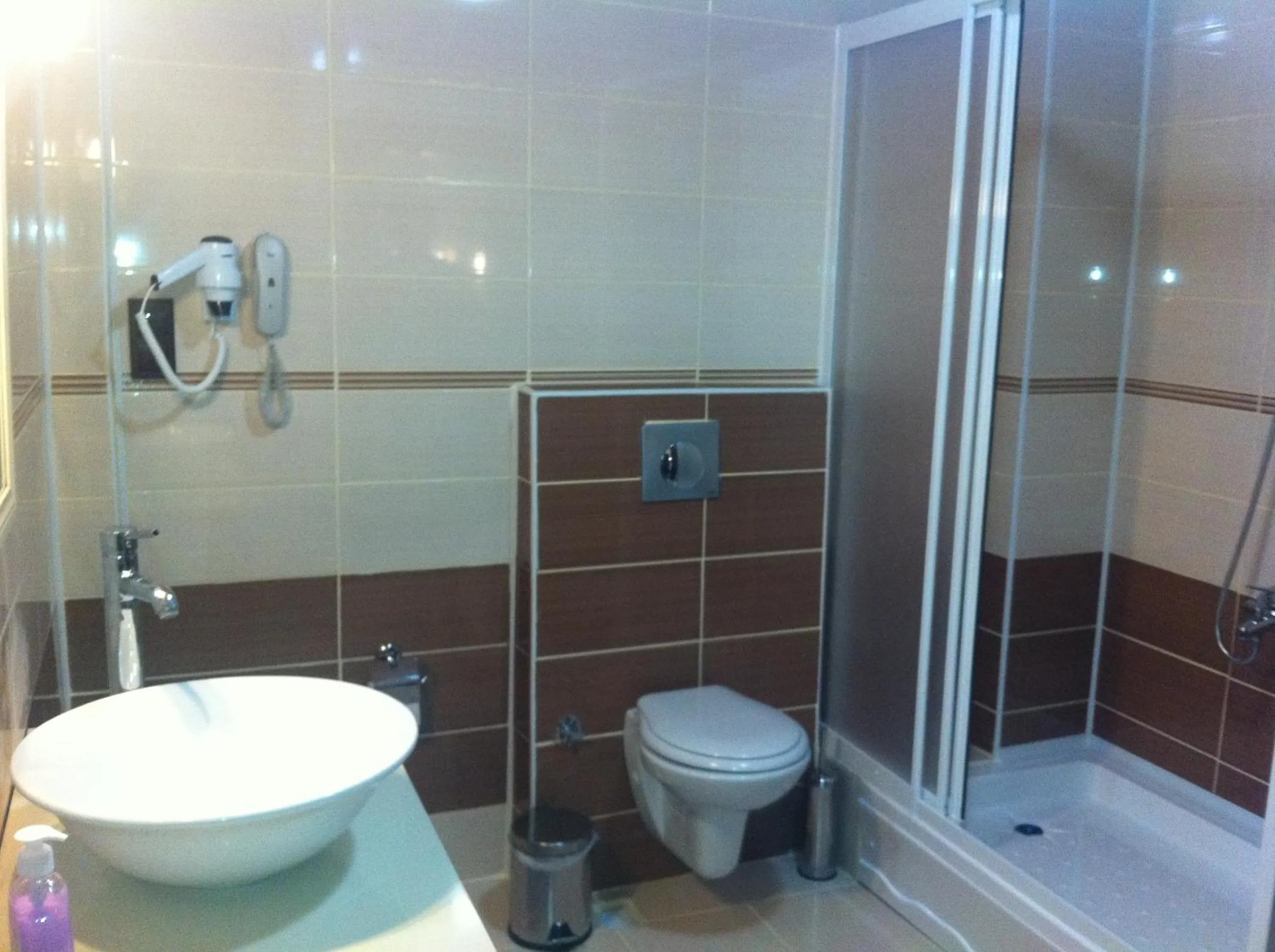 Bathroom in TJ's Hotel