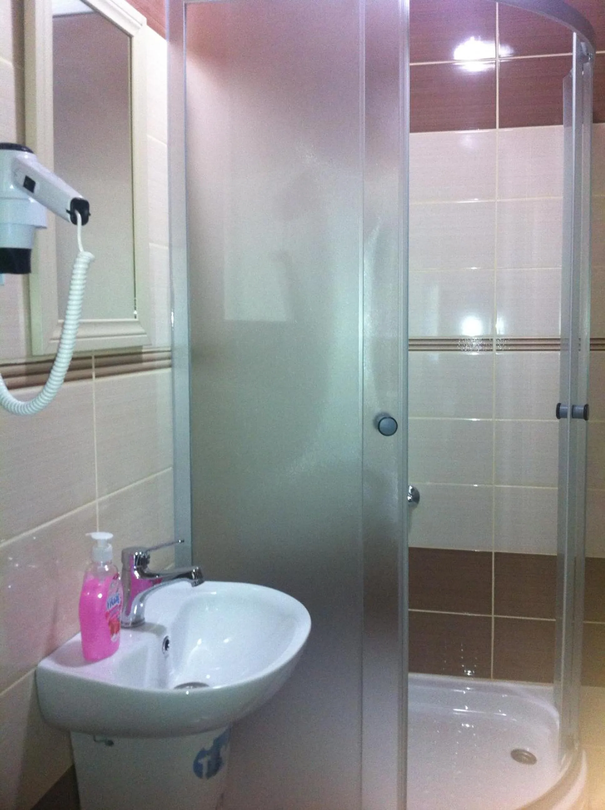 Bathroom in TJ's Hotel