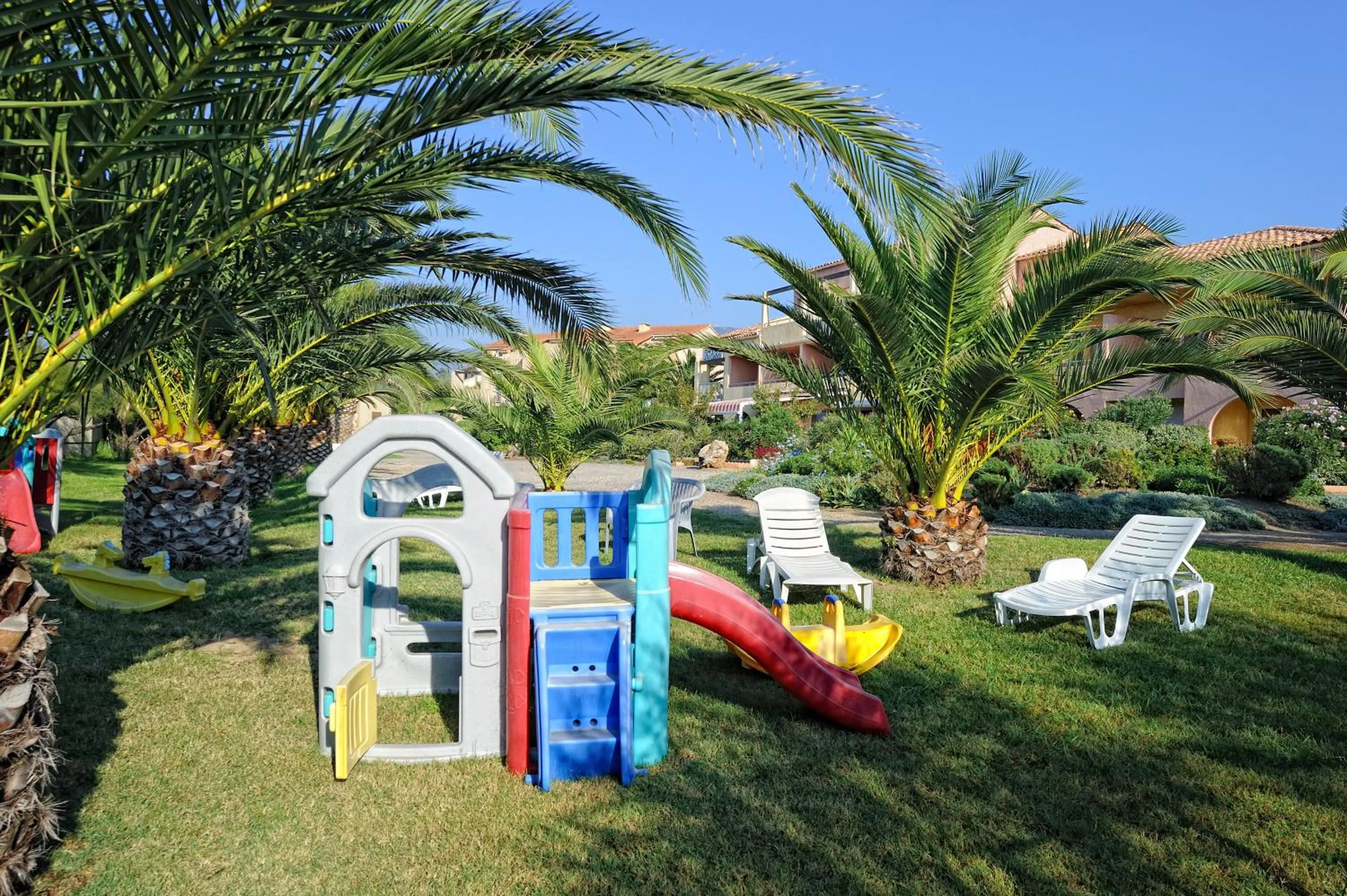 Children play ground in Hotel Les Galets