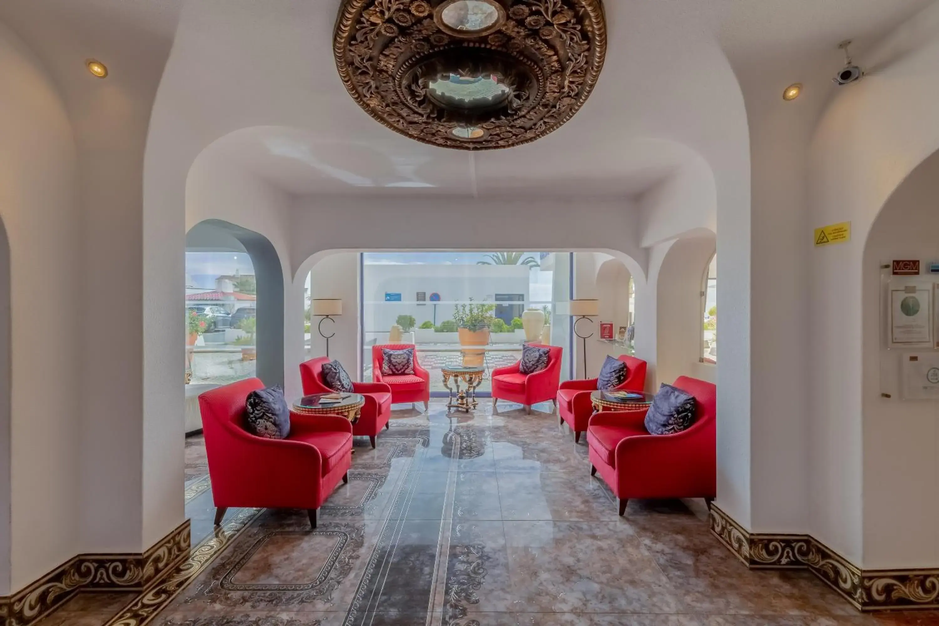 Lobby or reception in Grand Muthu Oura View Beach Club Lobby or reception in Grand Muthu Oura View Beach Club