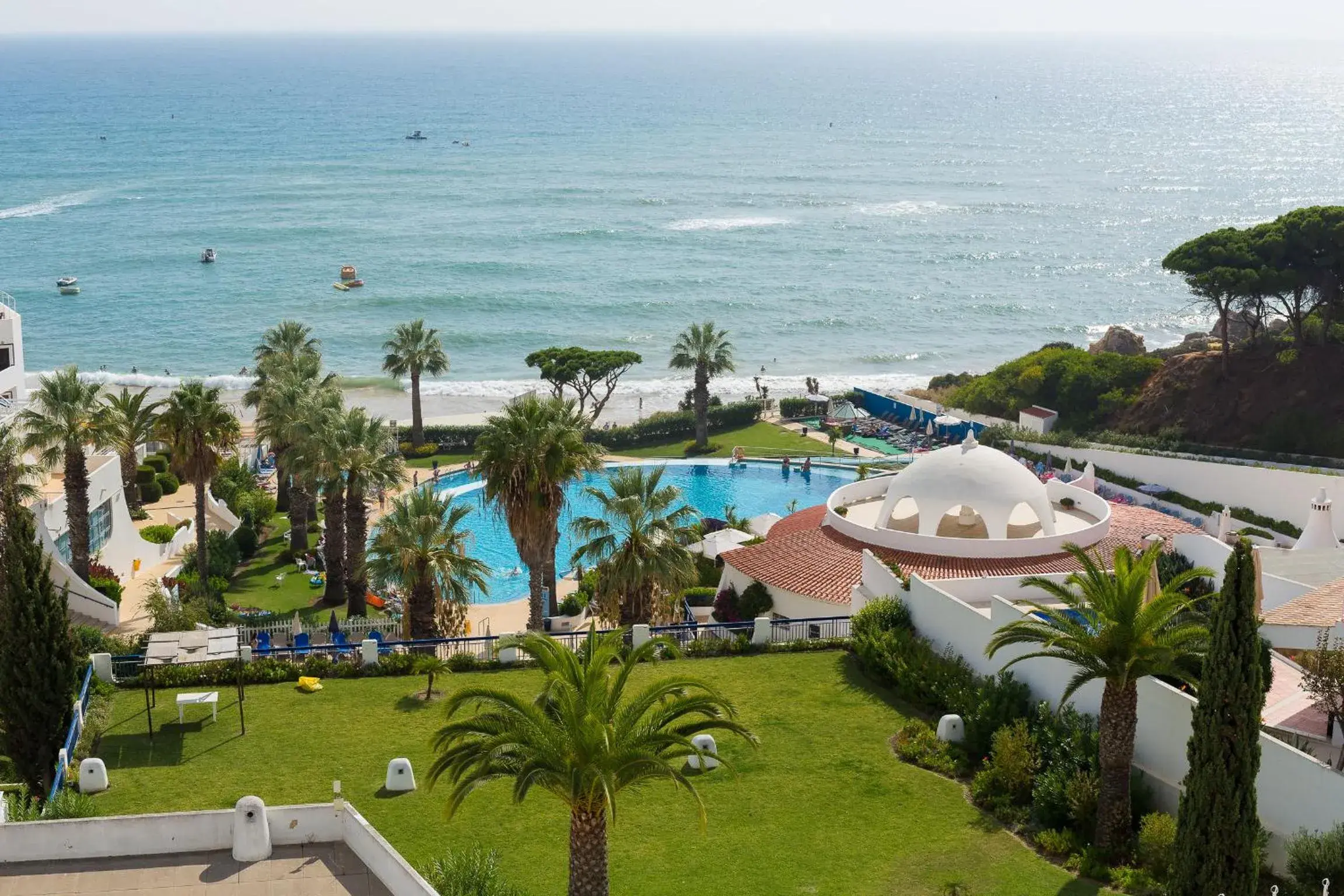 Garden view in Grand Muthu Oura View Beach Club Garden view in Grand Muthu Oura View Beach Club