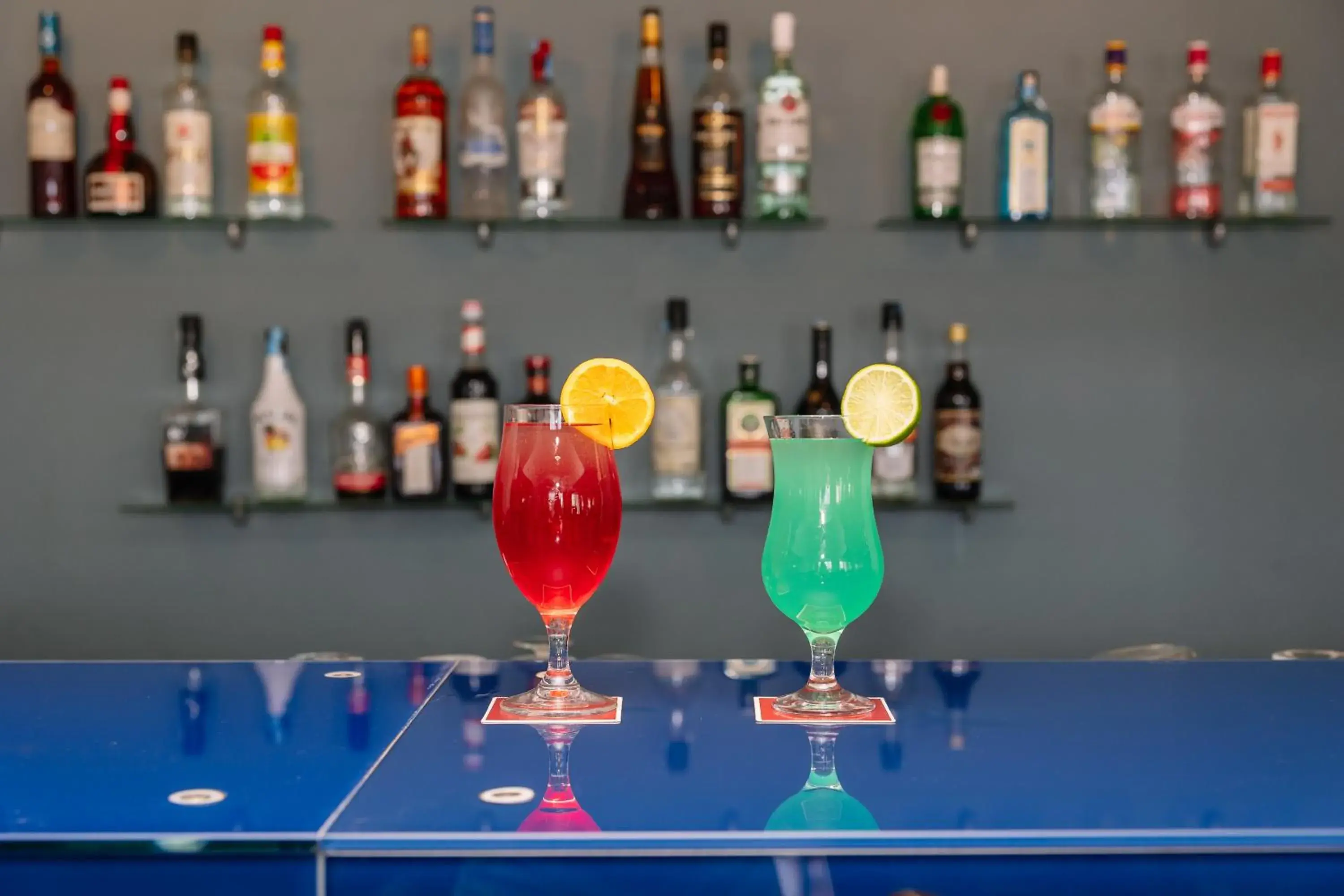 Lounge or bar in Grand Muthu Oura View Beach Club Lounge or bar in Grand Muthu Oura View Beach Club