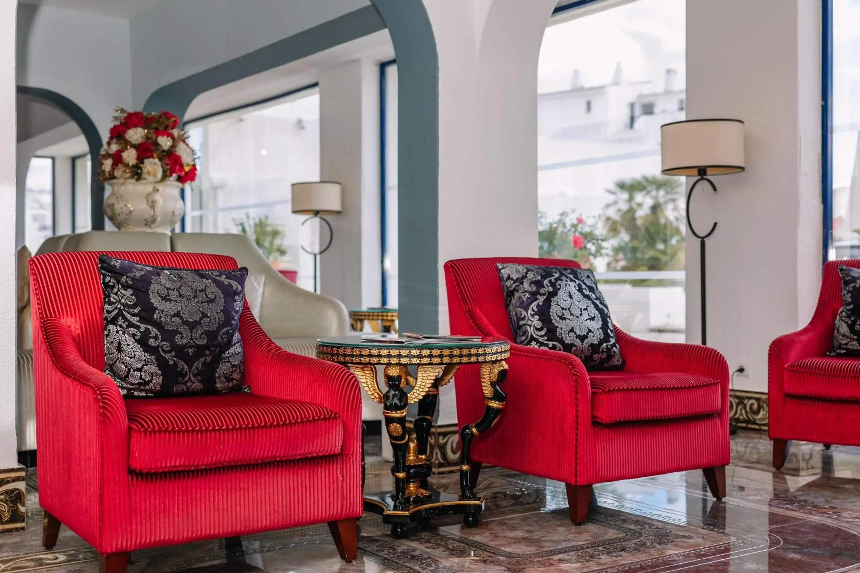 Lobby or reception in Grand Muthu Oura View Beach Club Lobby or reception in Grand Muthu Oura View Beach Club