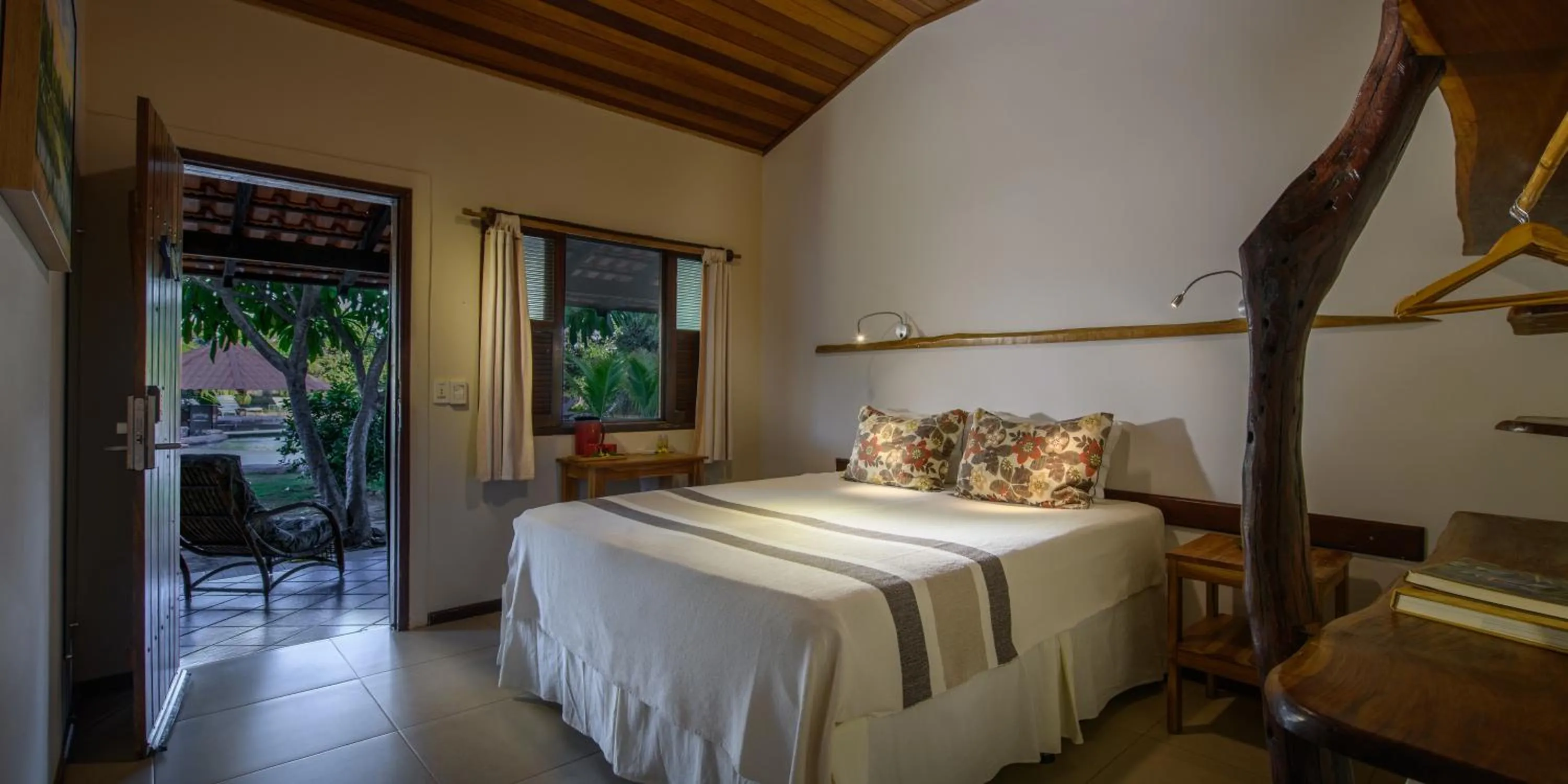 View (from property/room), Bed in Pousada Araras Pantanal Eco Lodge