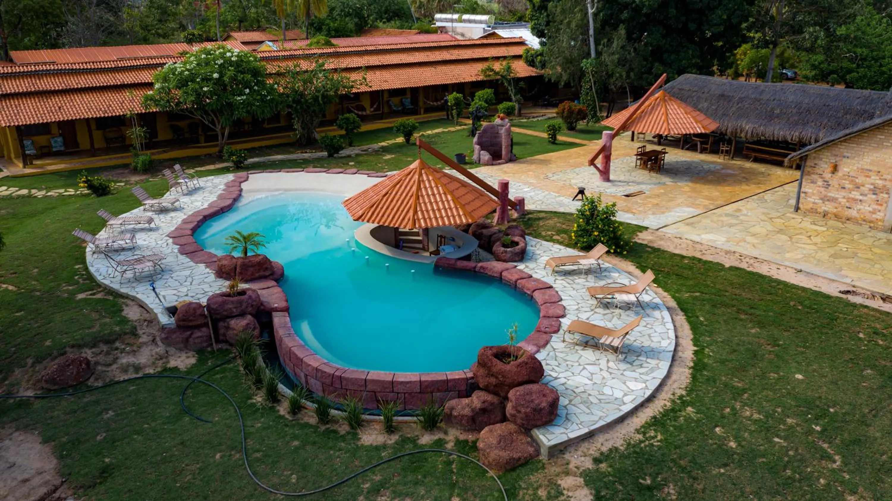 Swimming pool in Pousada Araras Pantanal Eco Lodge