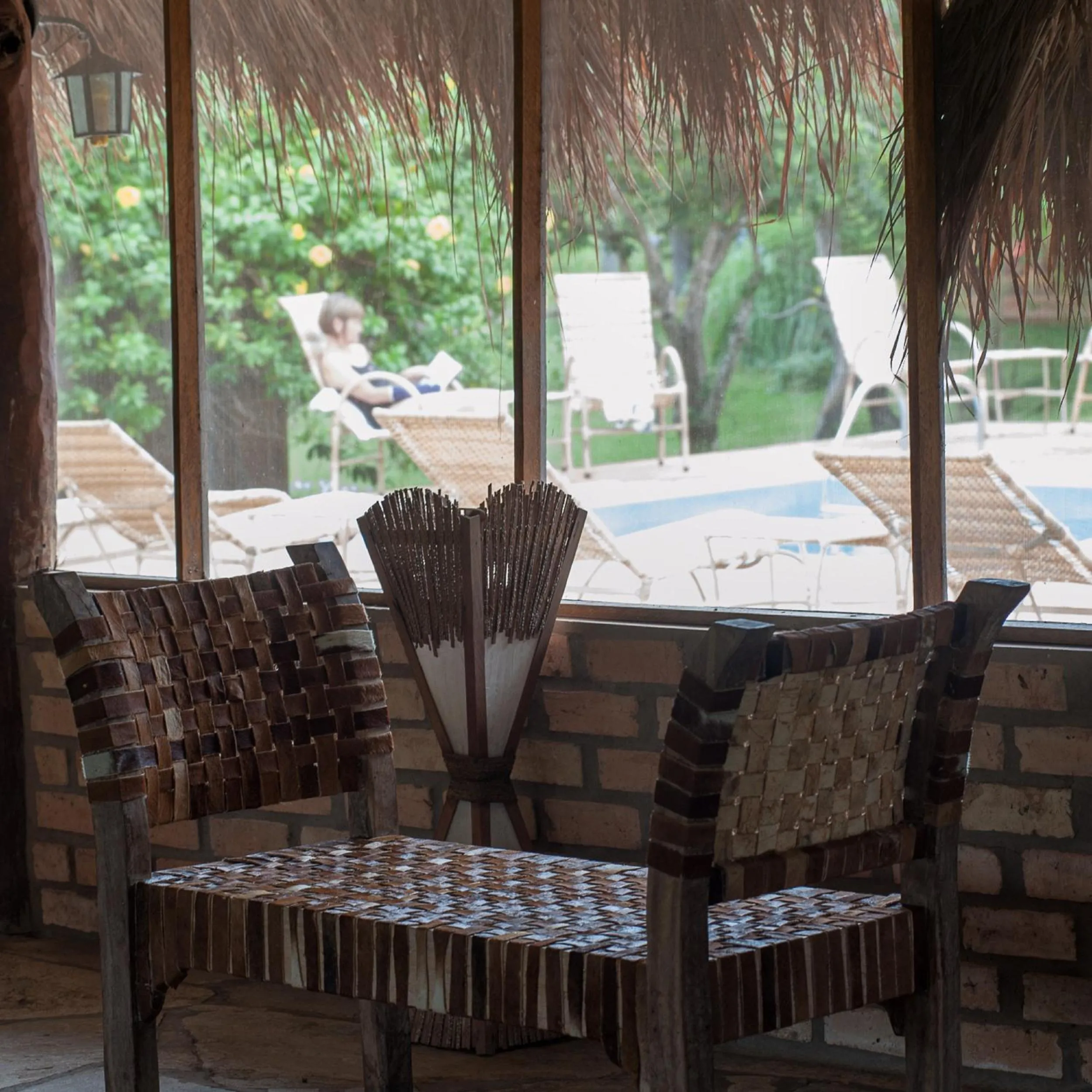 Decorative detail in Pousada Araras Pantanal Eco Lodge