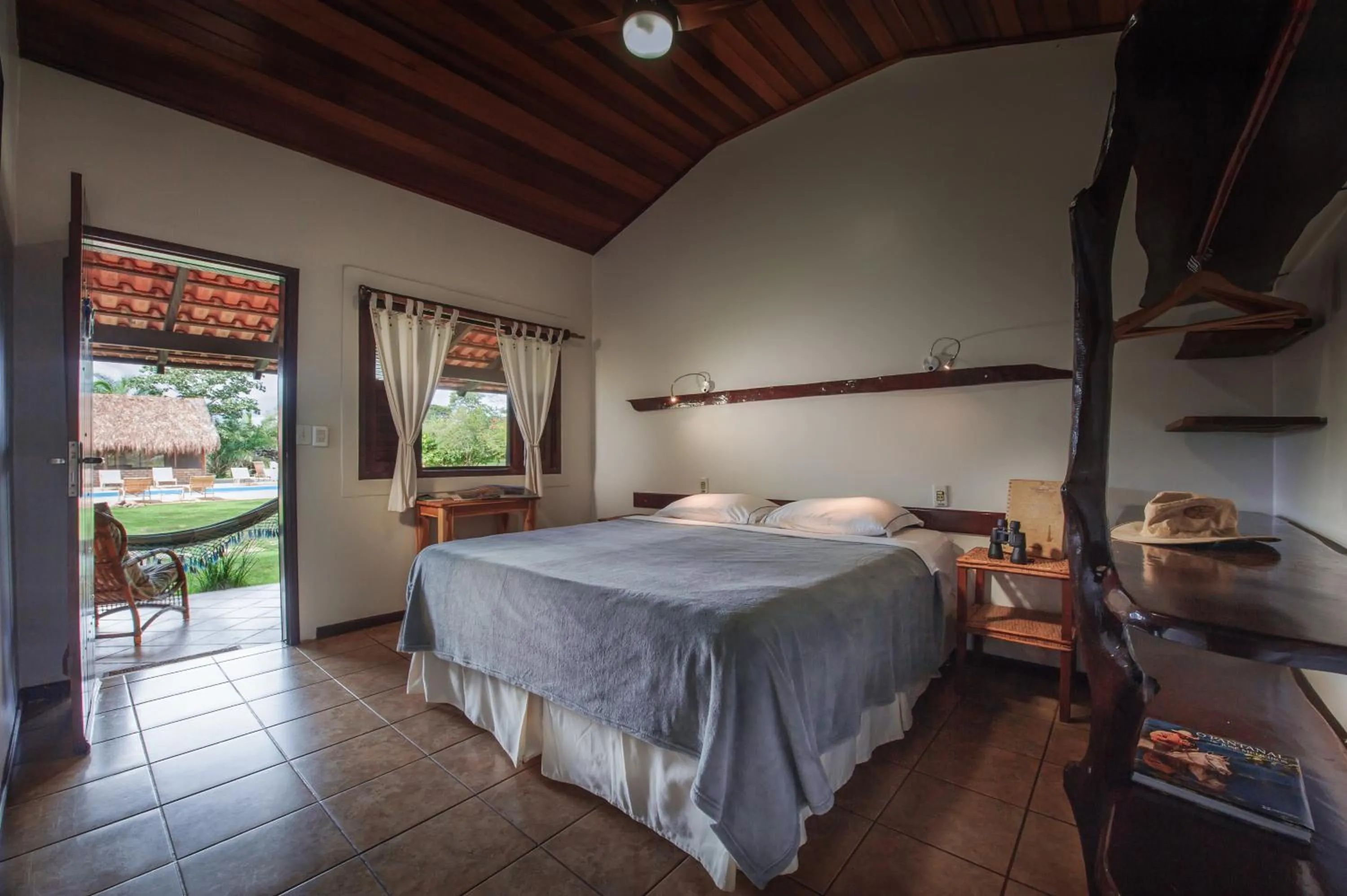 Bedroom, Bed in Pousada Araras Pantanal Eco Lodge