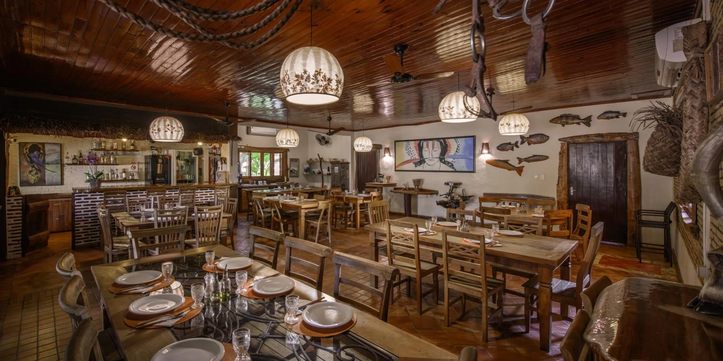 Restaurant/places to eat in Pousada Araras Pantanal Eco Lodge