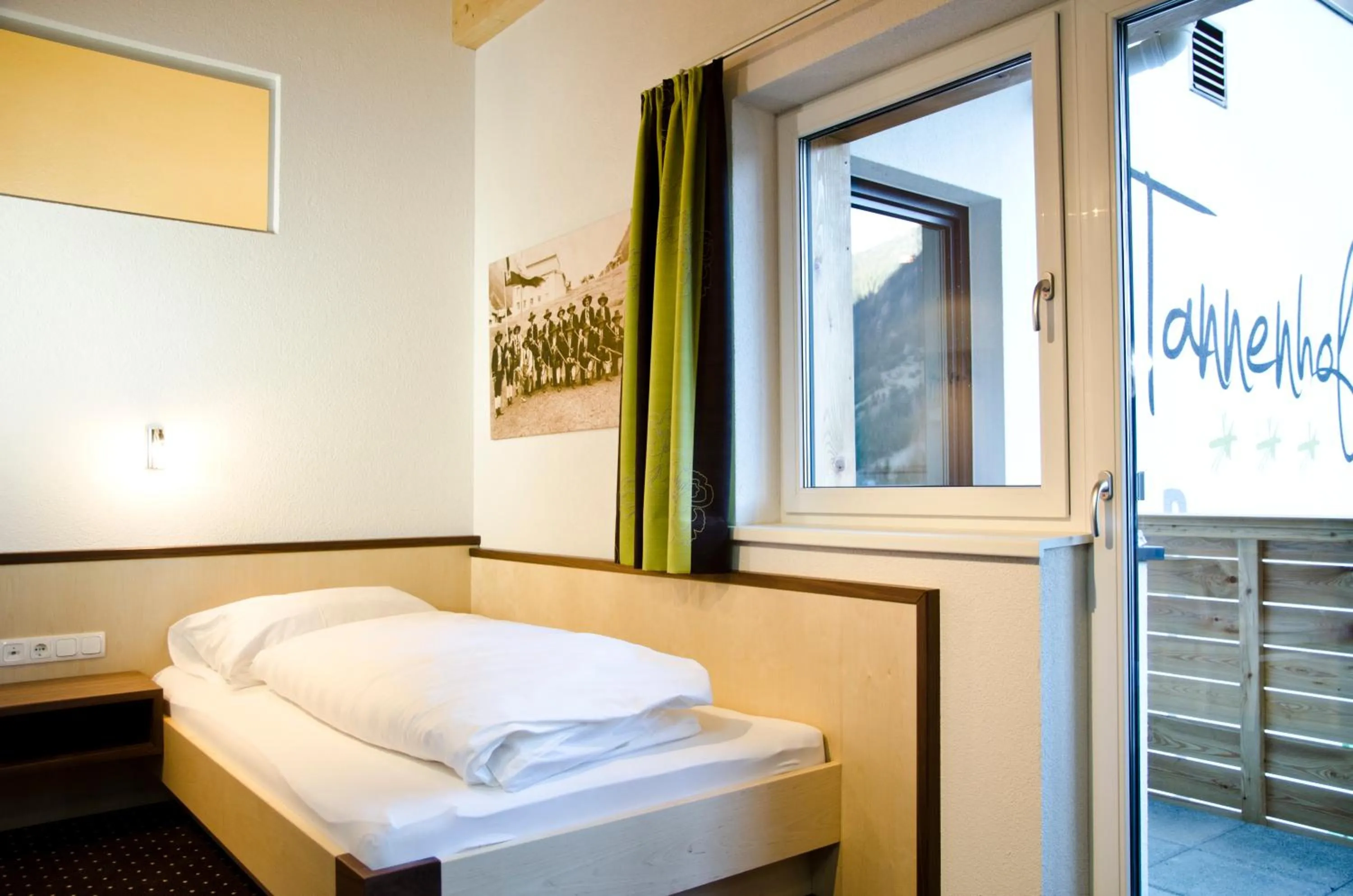 Bed in Hotel Tannenhof