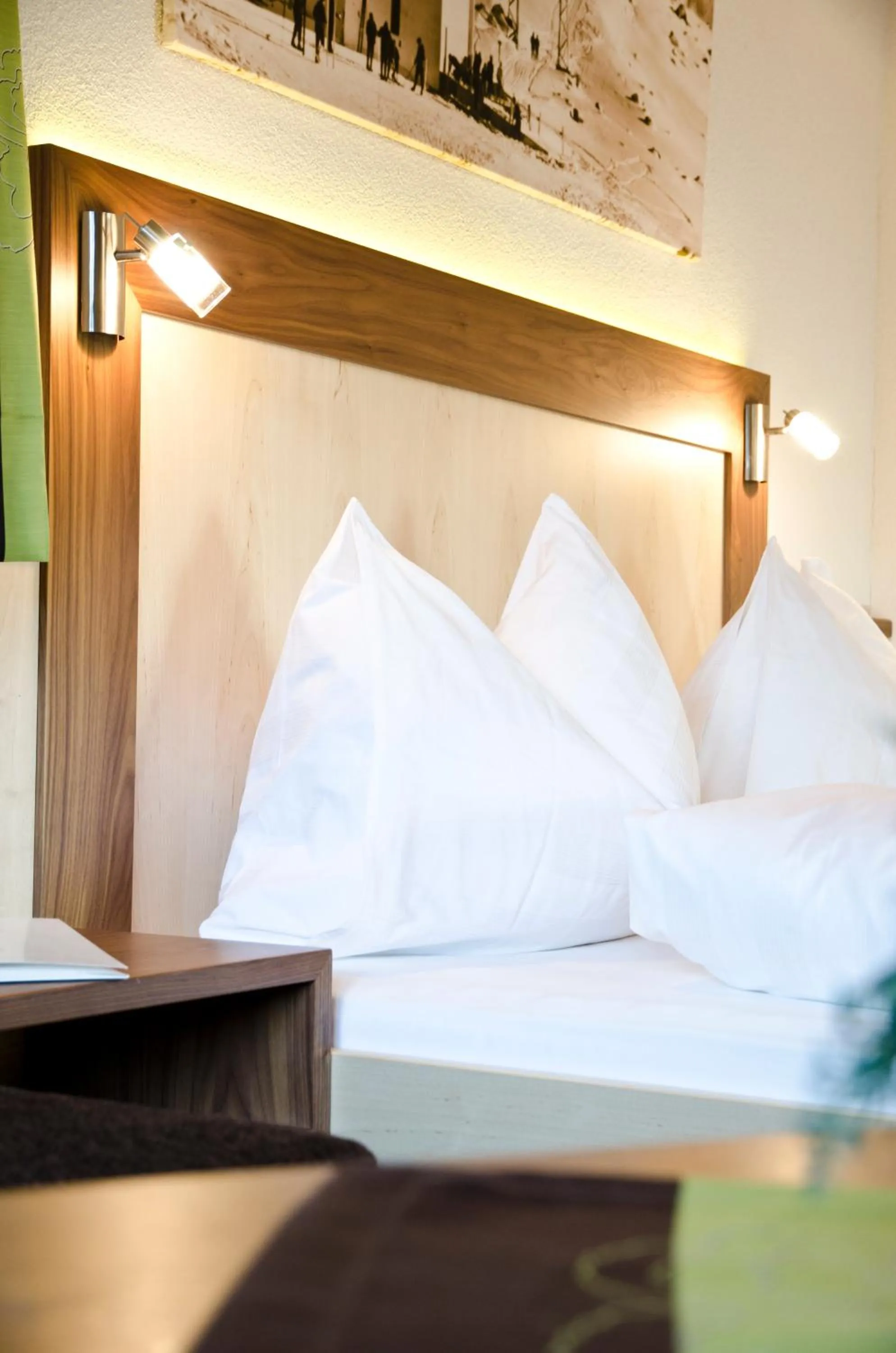 Bed in Hotel Tannenhof