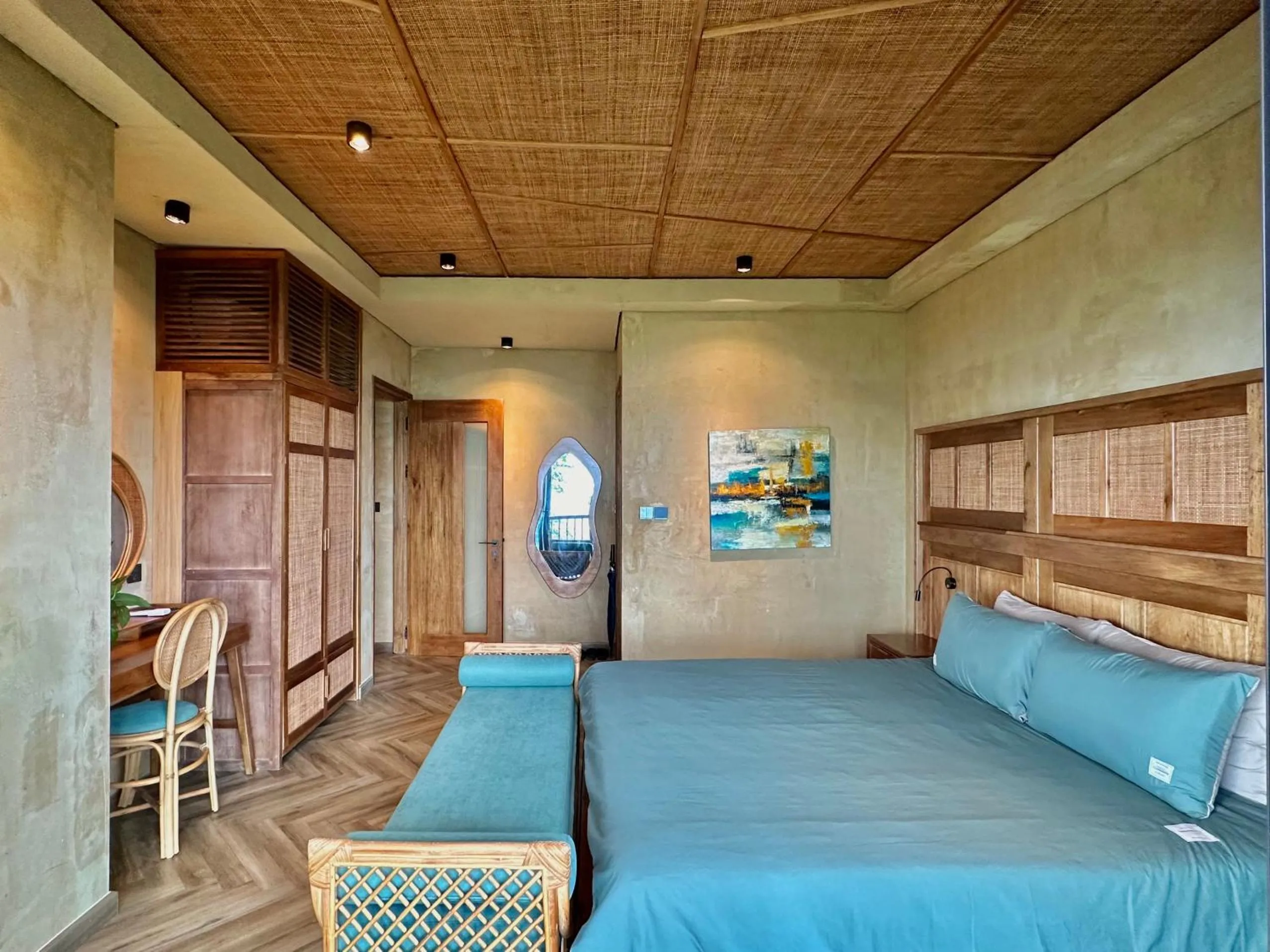 Bedroom, Bed in Pu Luong Eco Garden