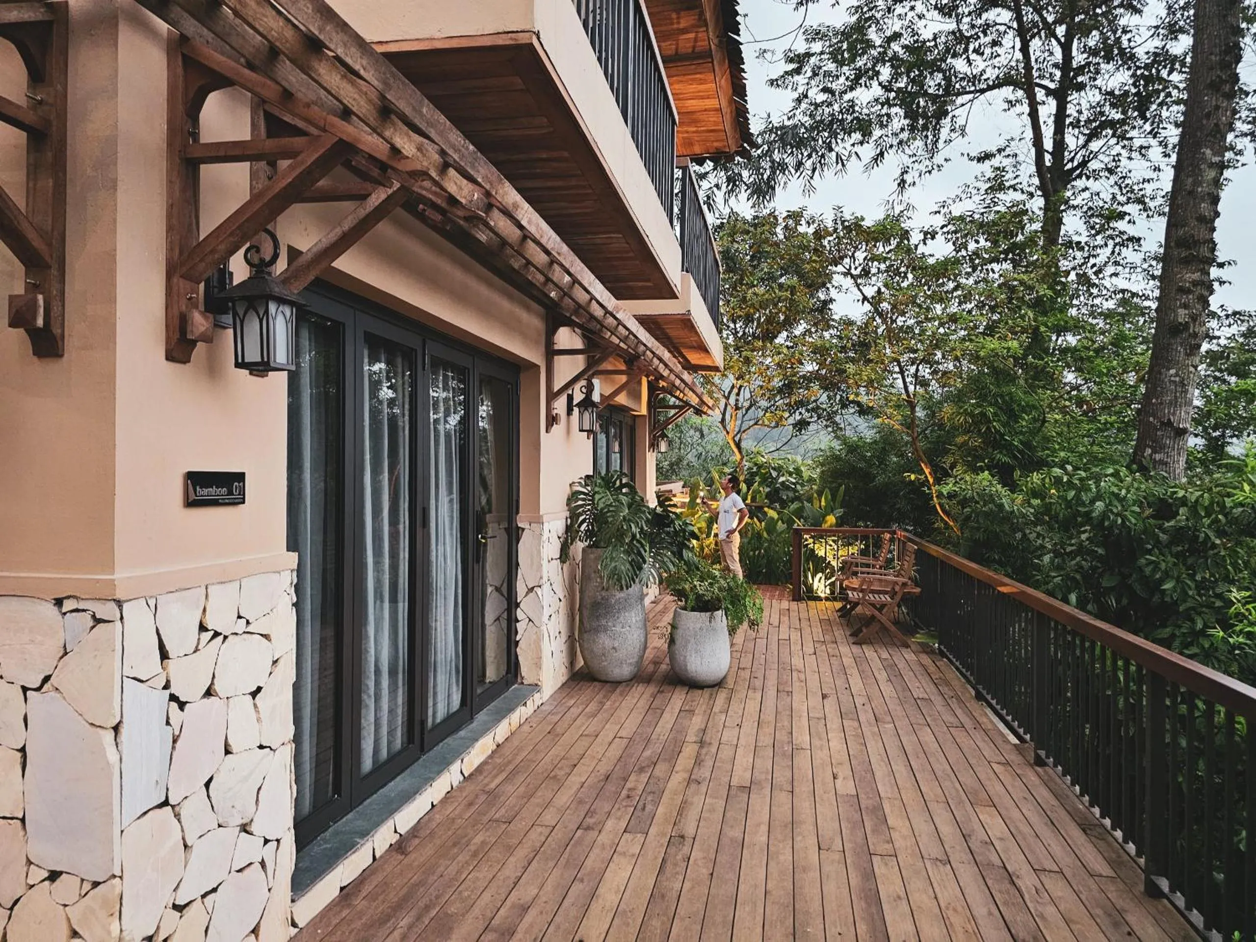 Balcony/Terrace in Pu Luong Eco Garden