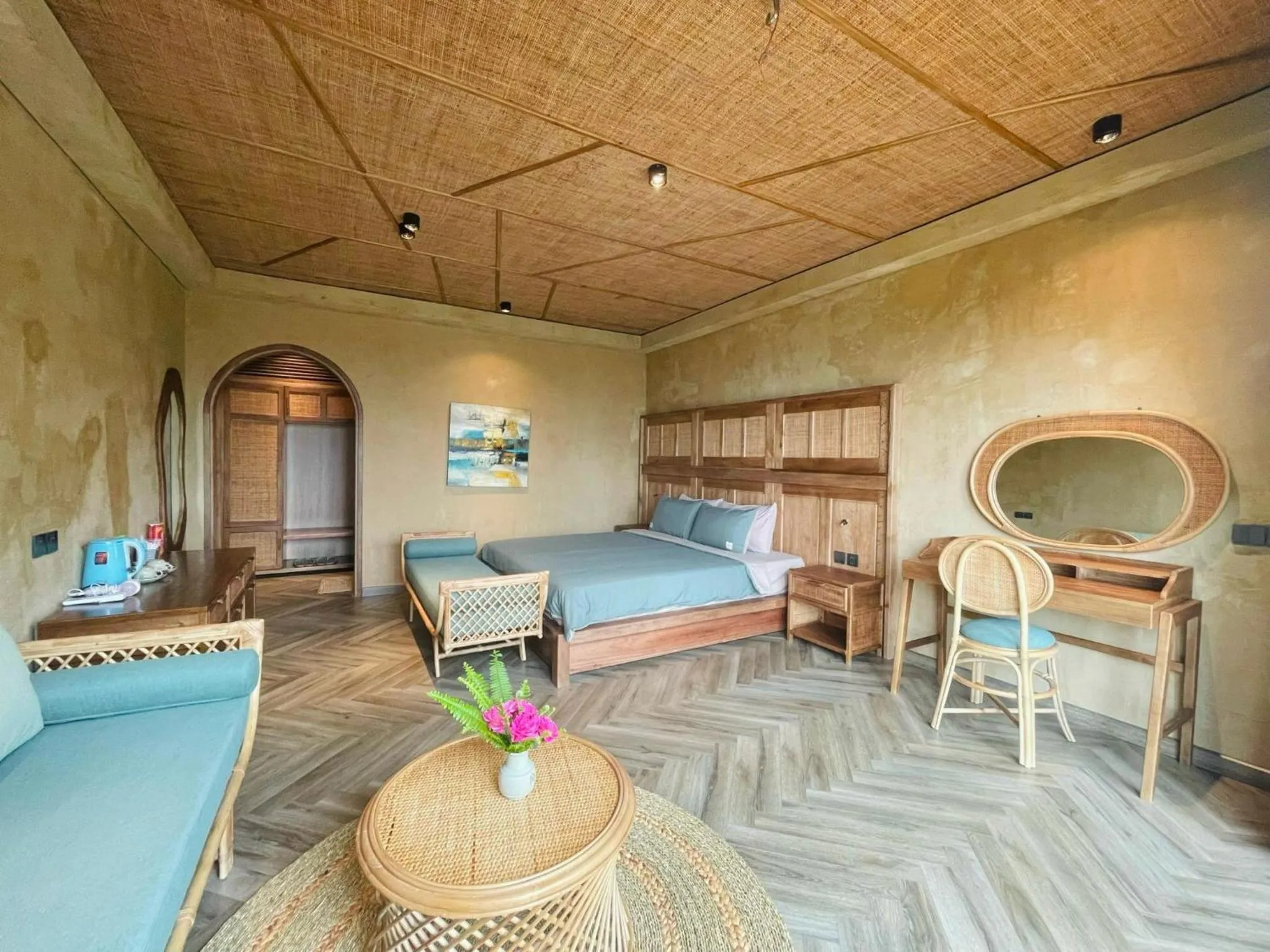 Bedroom, Bed in Pu Luong Eco Garden