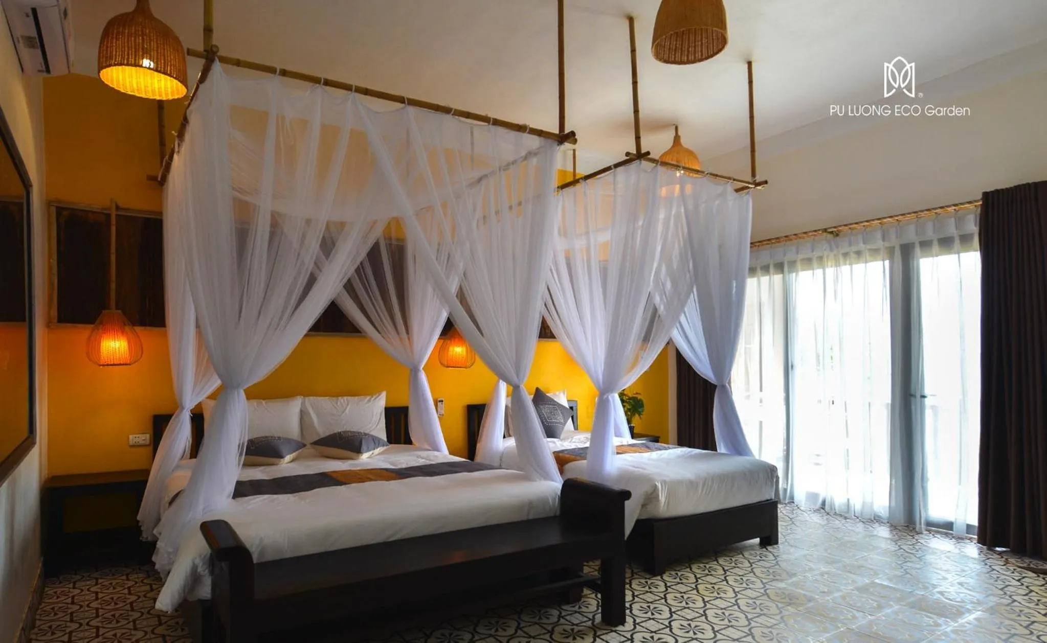 Bed in Pu Luong Eco Garden