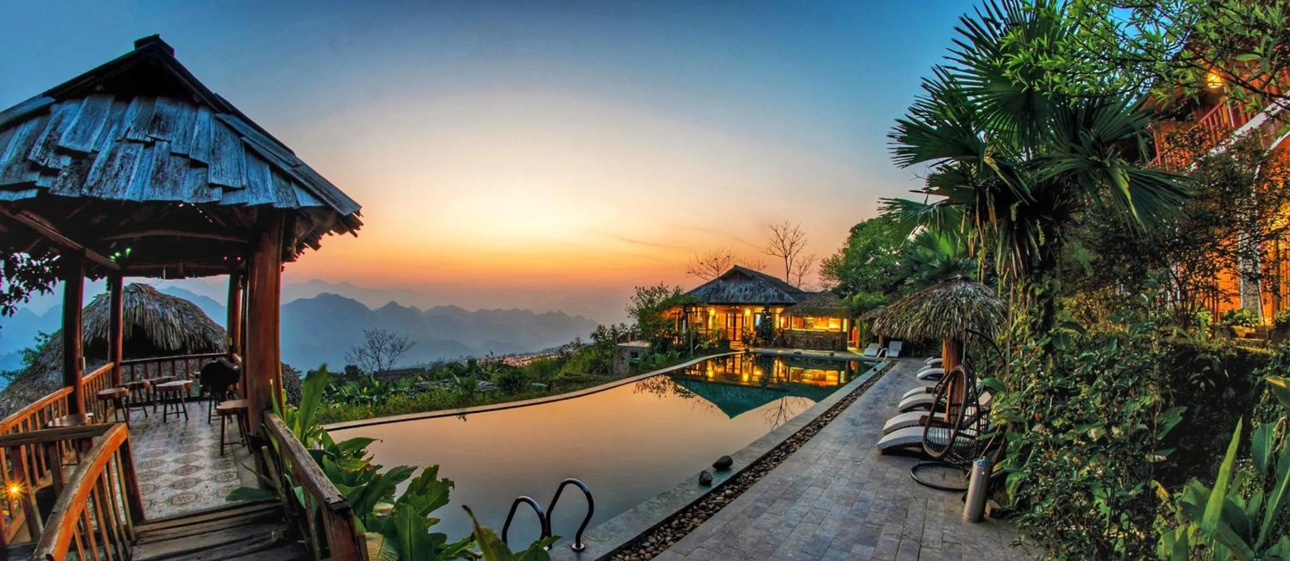 Swimming pool in Pu Luong Eco Garden